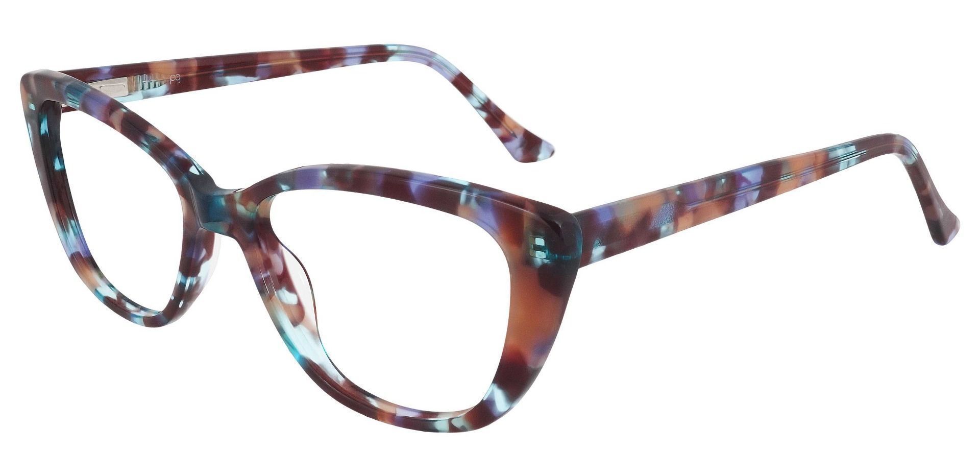 Athena Cat-Eye Eyeglasses Frame - Floral