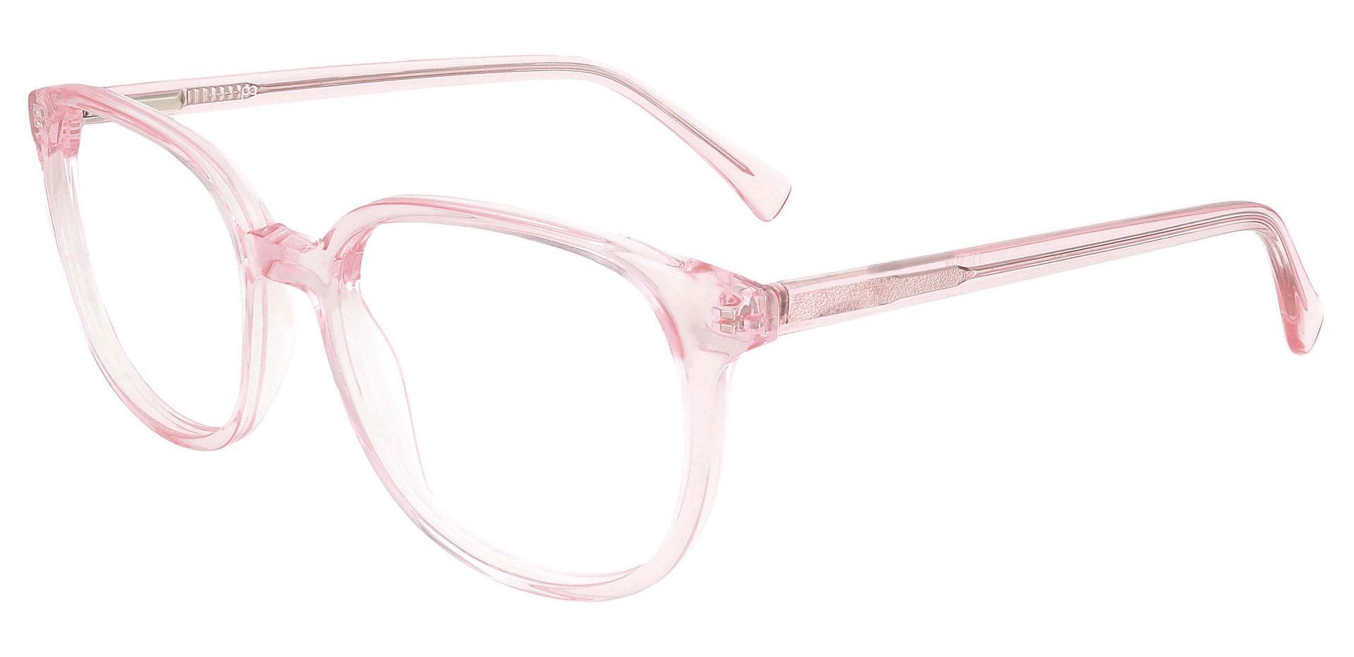 Presley Square Prescription Glasses - Pink Crystal | Women's Eyeglasses ...