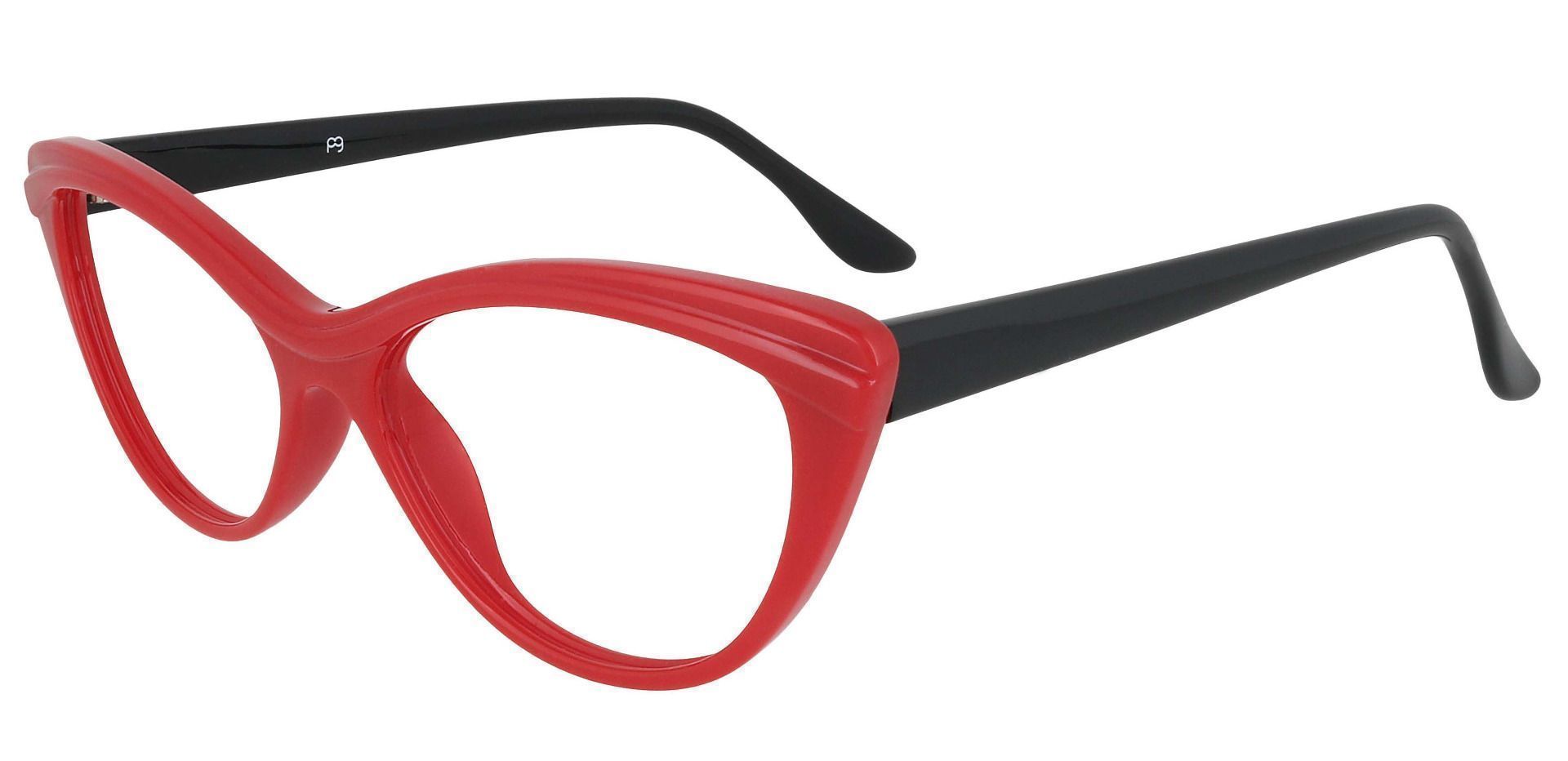 Twilight Cat Eye Prescription Glasses - Red