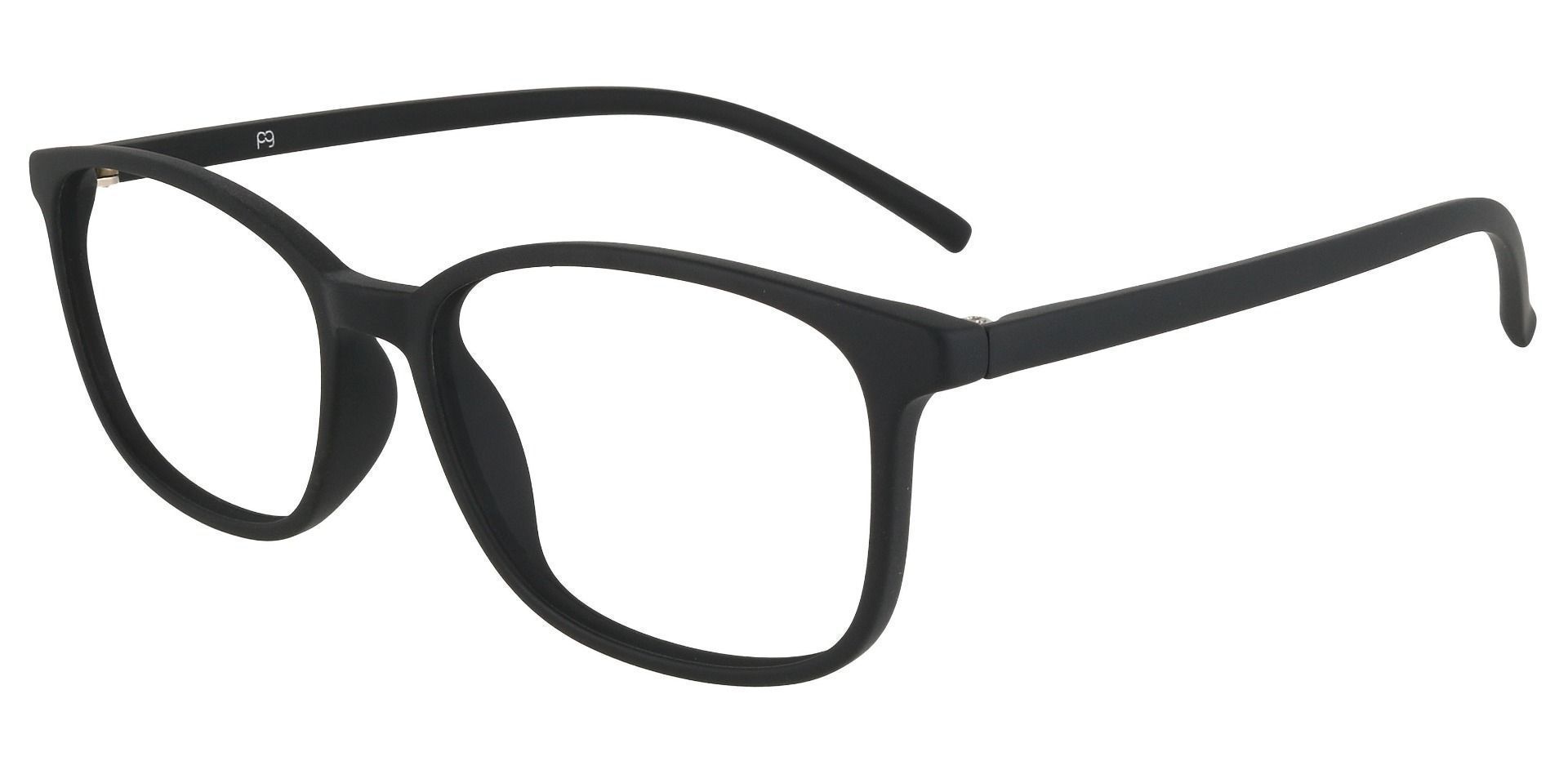 Onyx Square Prescription Glasses - Black
