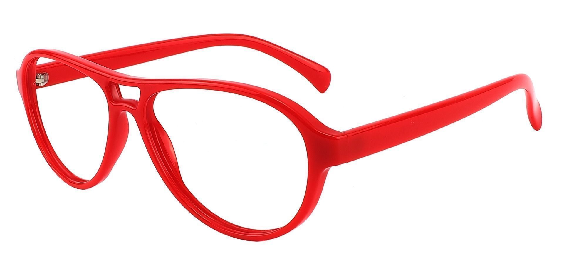 Sosa Aviator Prescription Glasses - Red