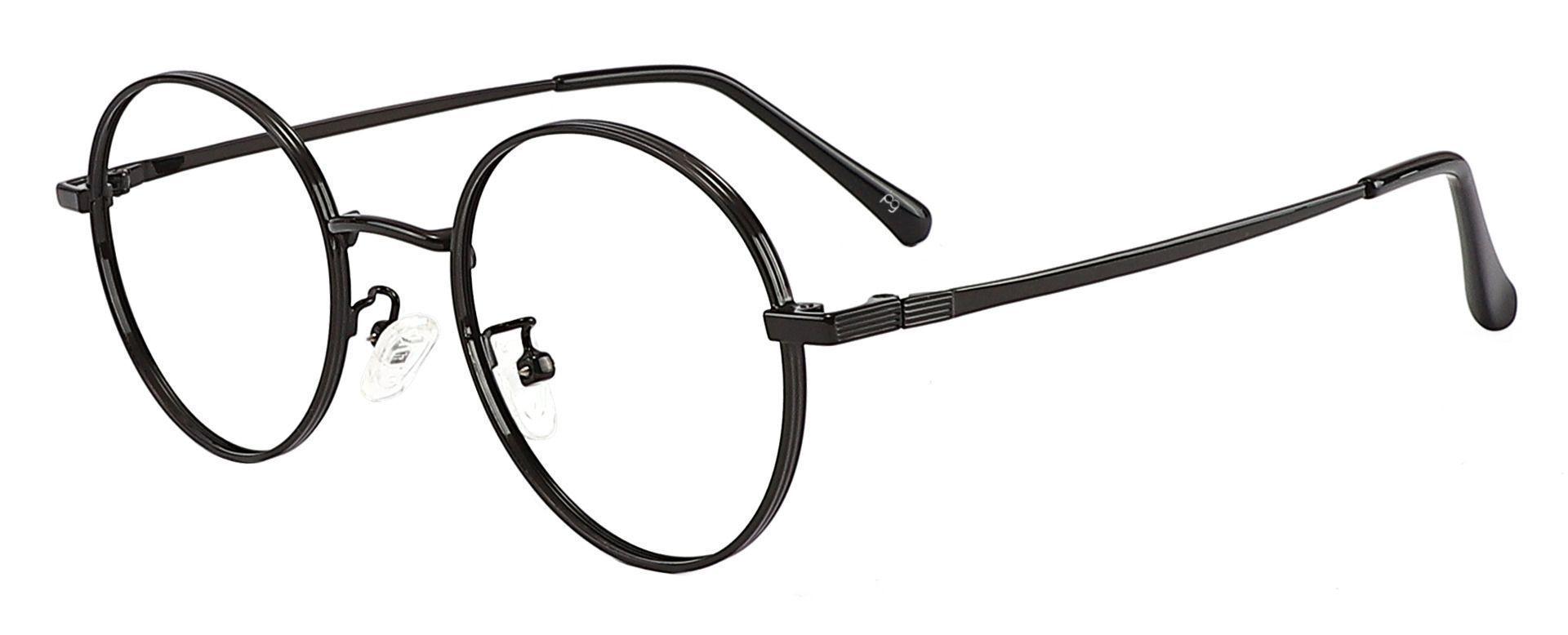 elevation miljøforkæmper defekt Denmark Round Eyeglasses Frame - Black | Women's Eyeglasses | Payne Glasses