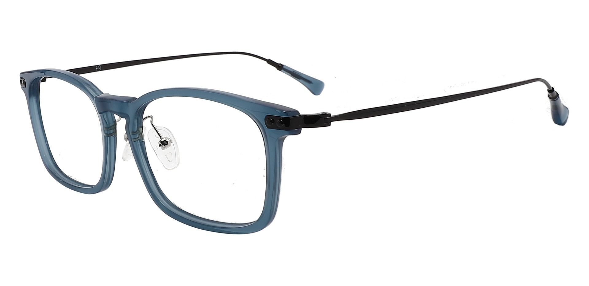 Barron Rectangle Prescription Glasses - Blue | Men's Eyeglasses | Payne ...