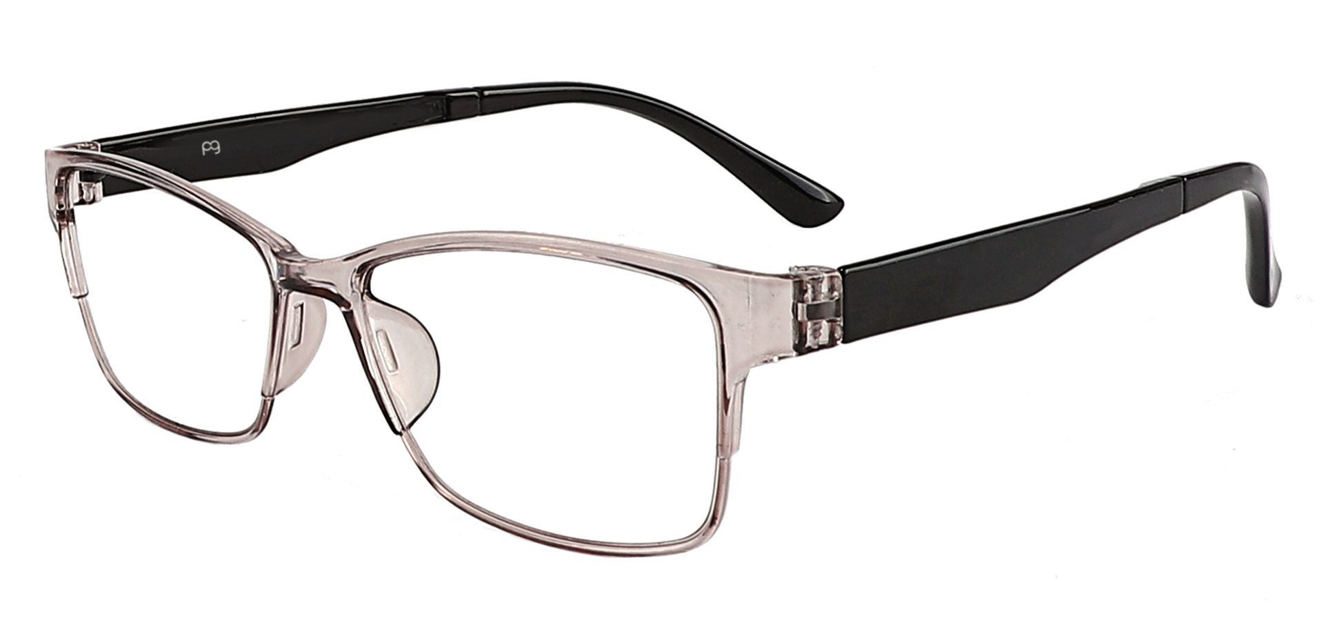 Cantwell Rectangle Prescription Glasses - Gray