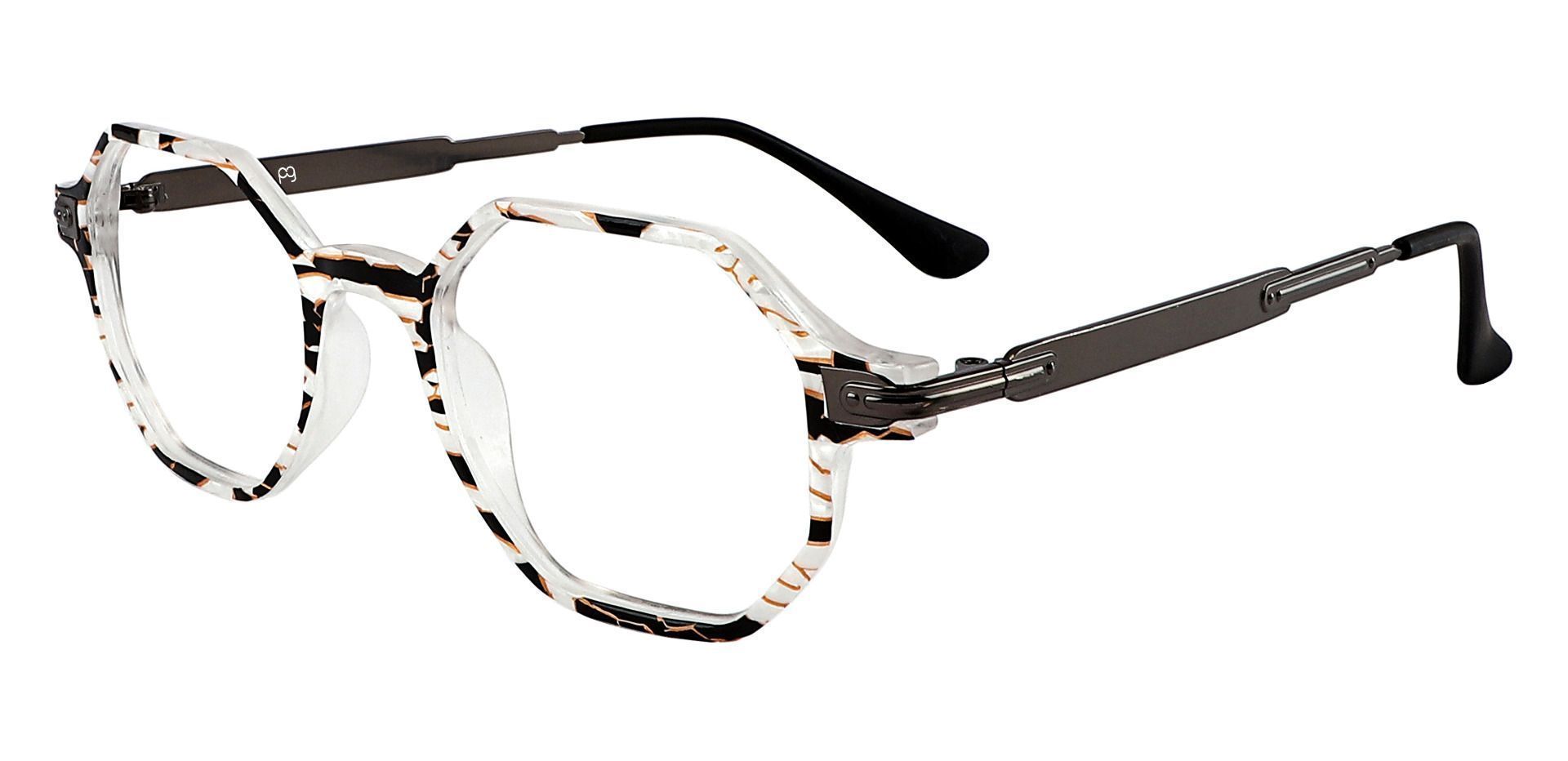 Bogart Geometric Non-Rx Glasses - Floral