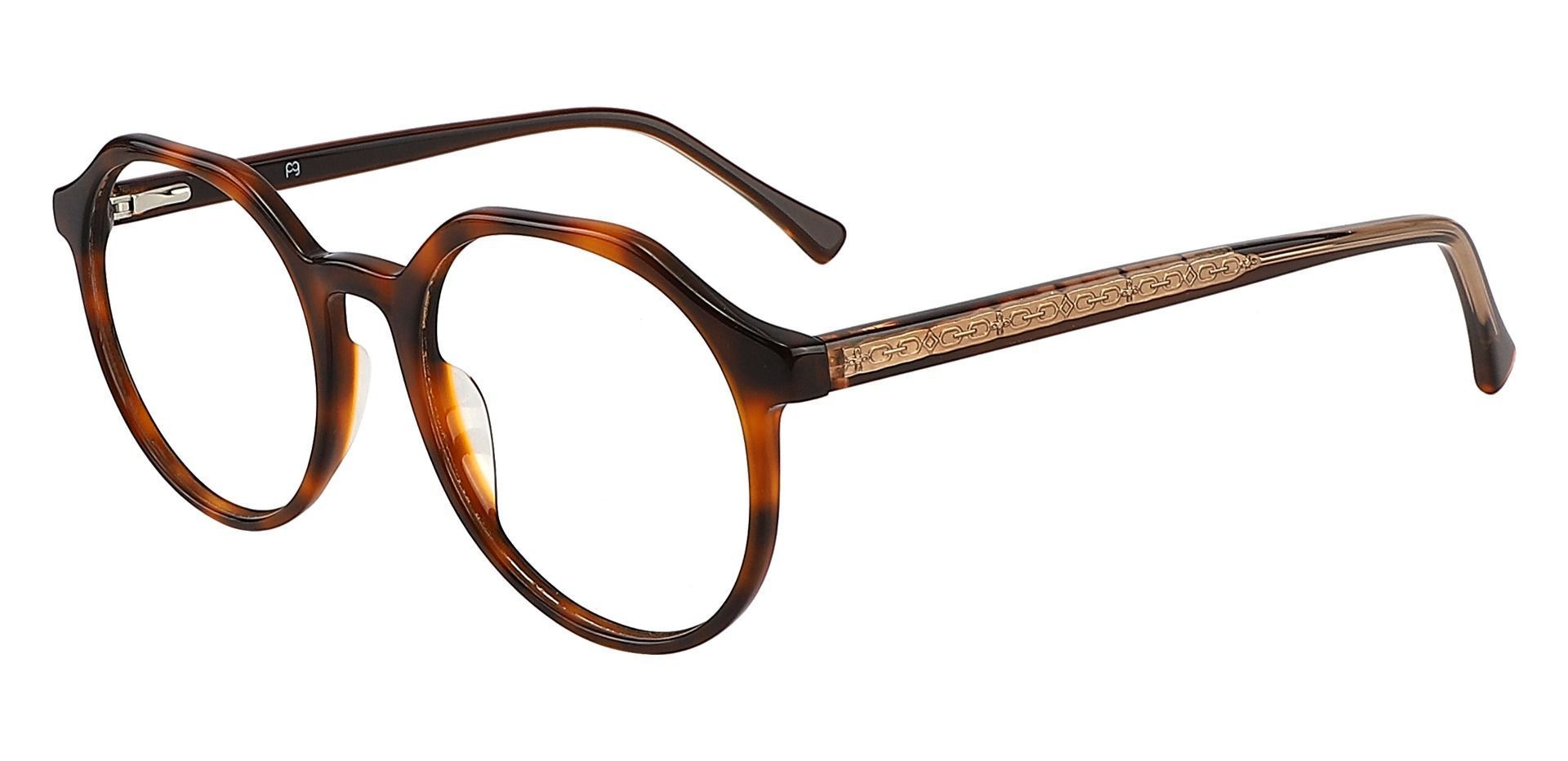 Tucker Geometric Lined Bifocal Glasses - Tortoise