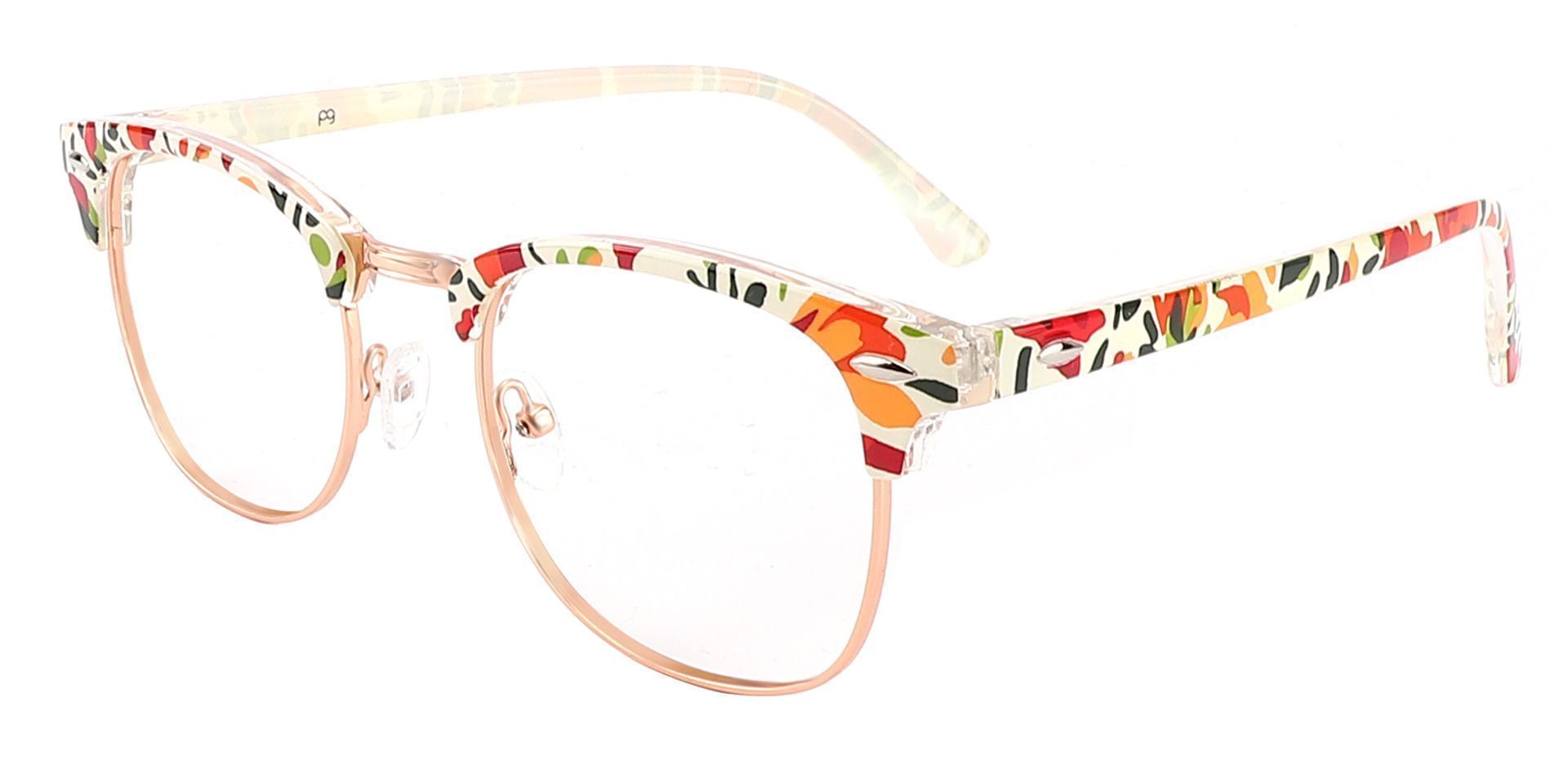 Hartley Browline Prescription Glasses - Multi Color