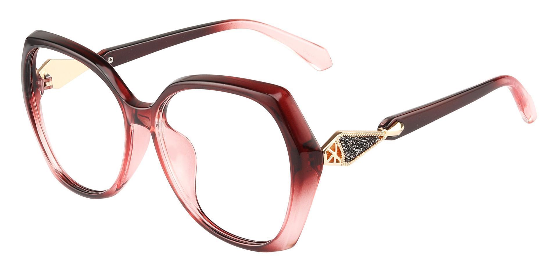 Solitaire Geometric Reading Glasses - Red | Women's Eyeglasses | Payne ...