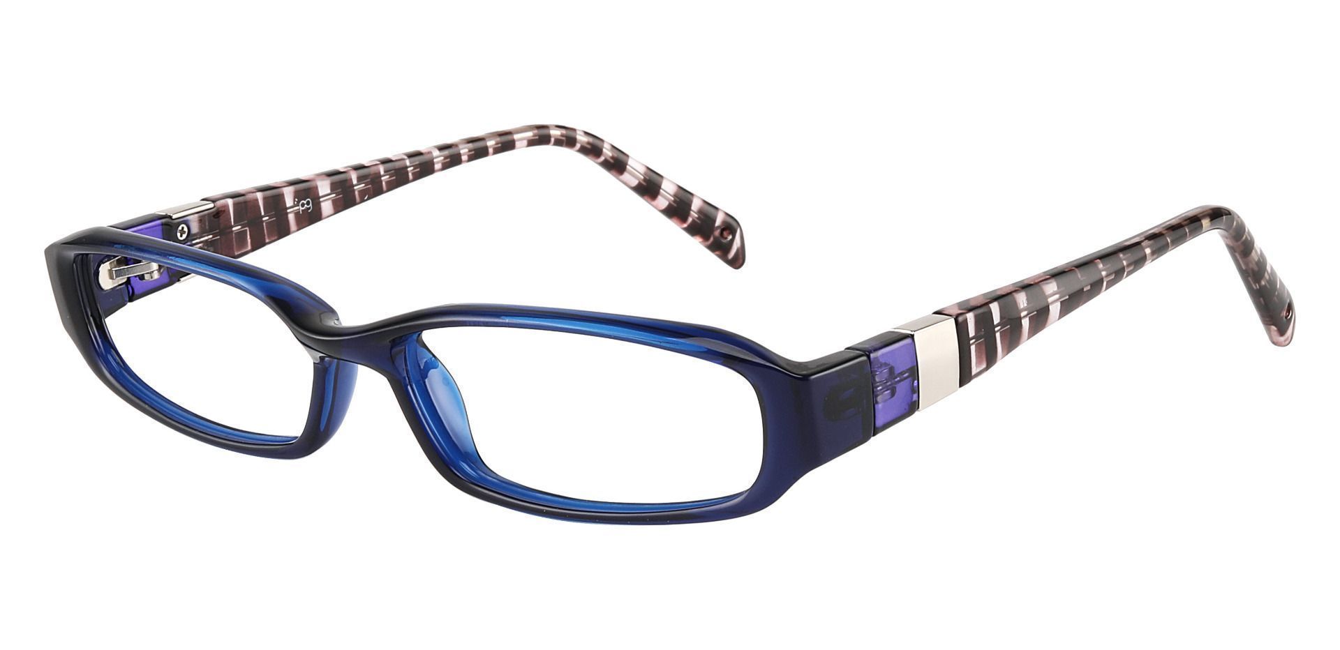Mulberry Rectangle Reading Glasses - Blue