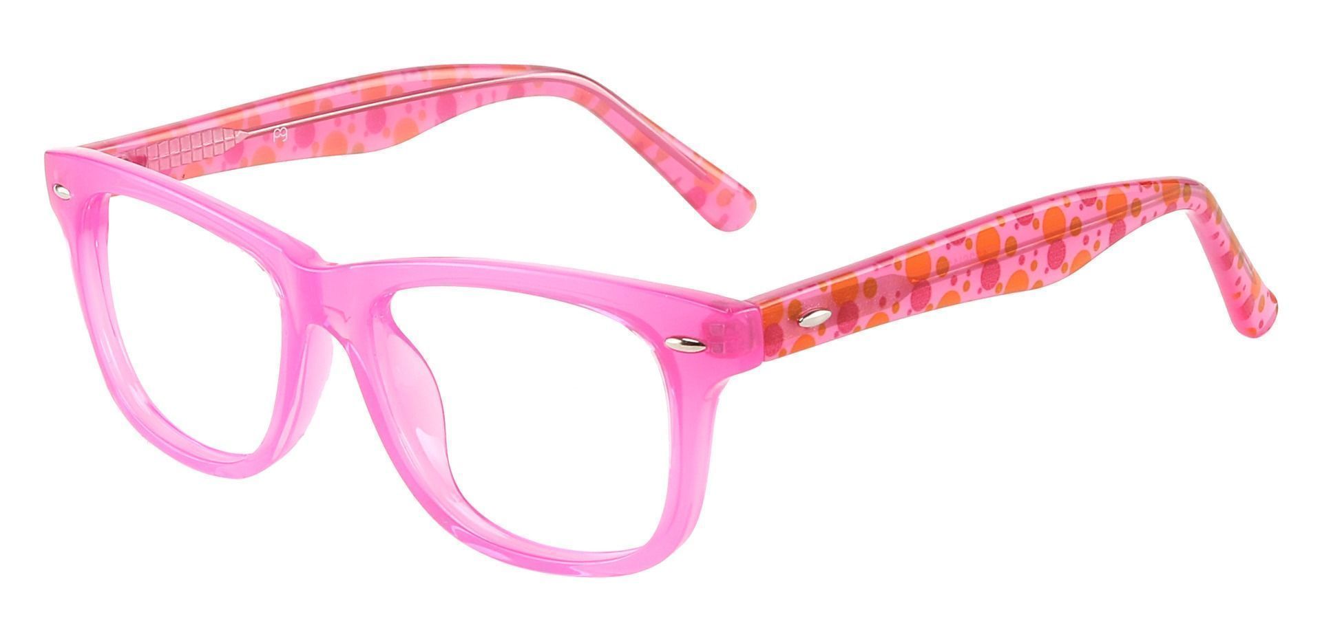 Eureka Square Prescription Glasses - Pink