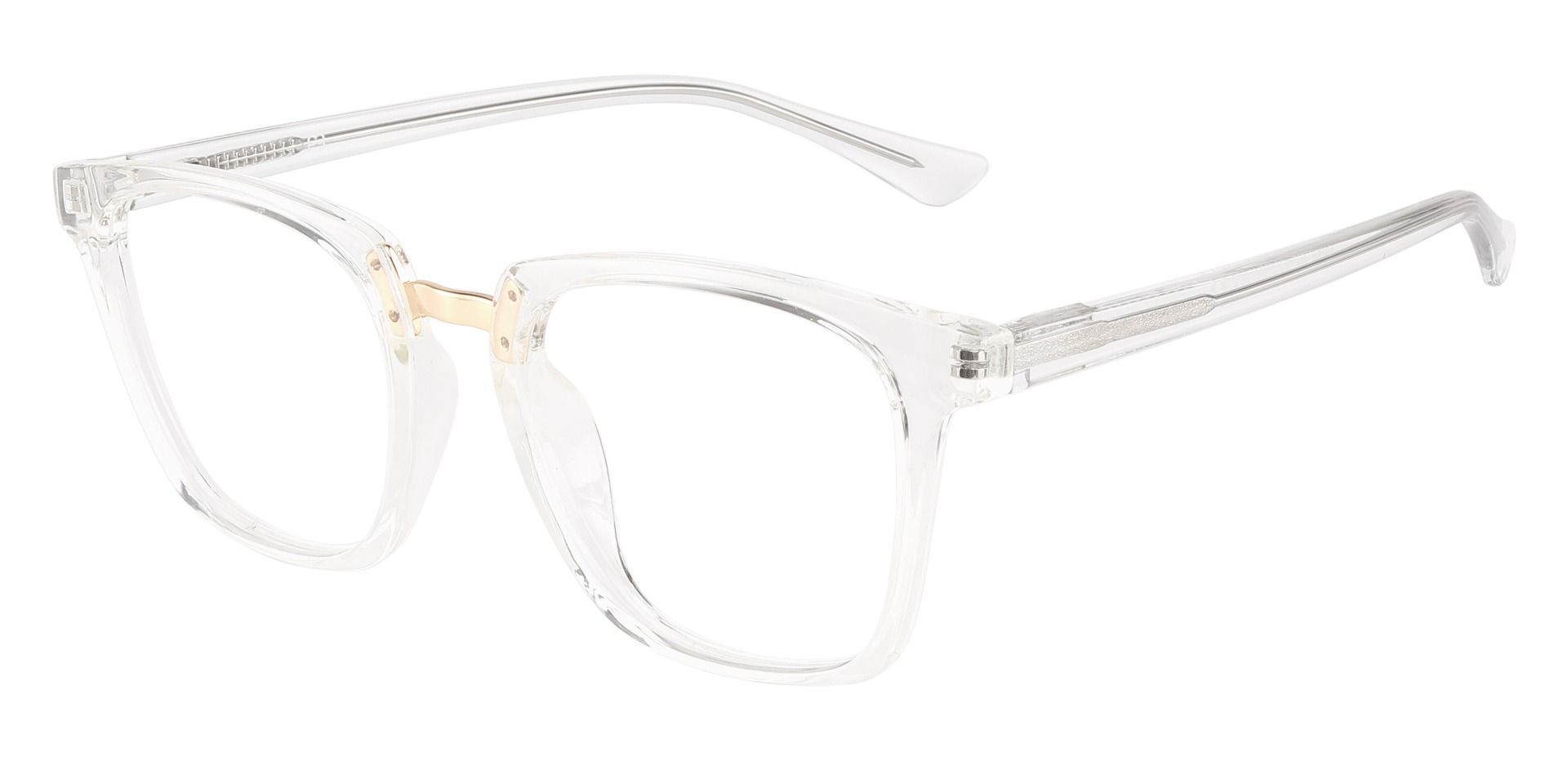 Delta Square Progressive Glasses - Clear