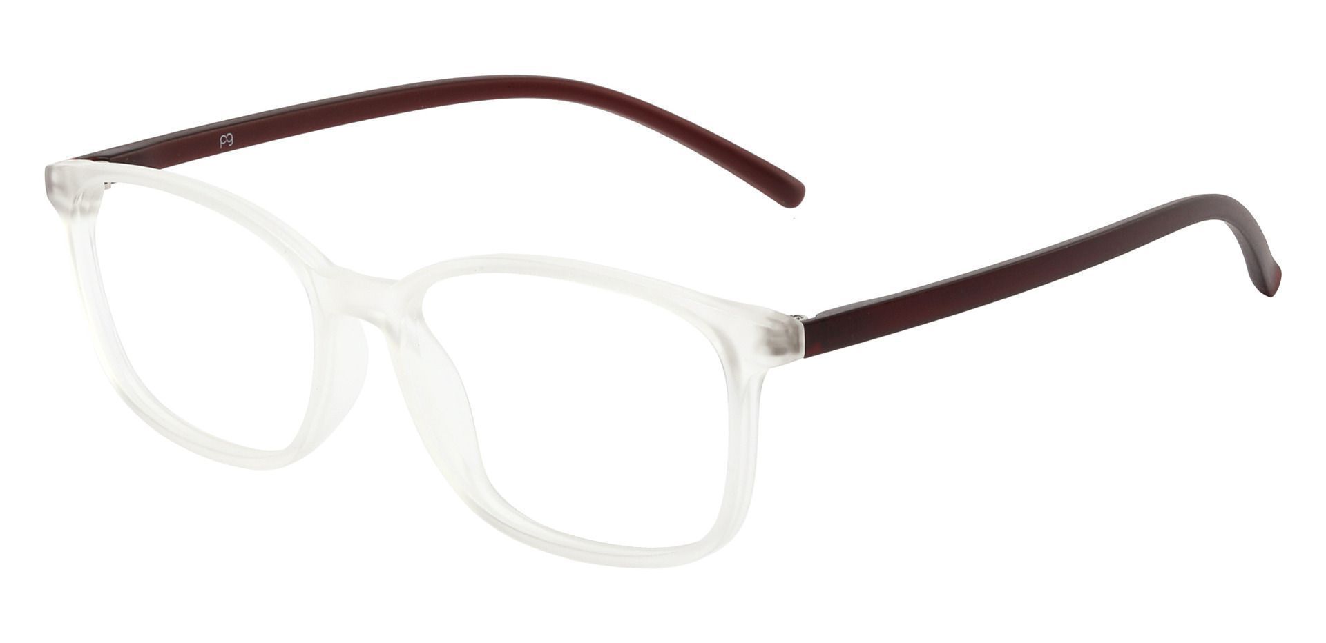 Onyx Square Lined Bifocal Glasses - Clear