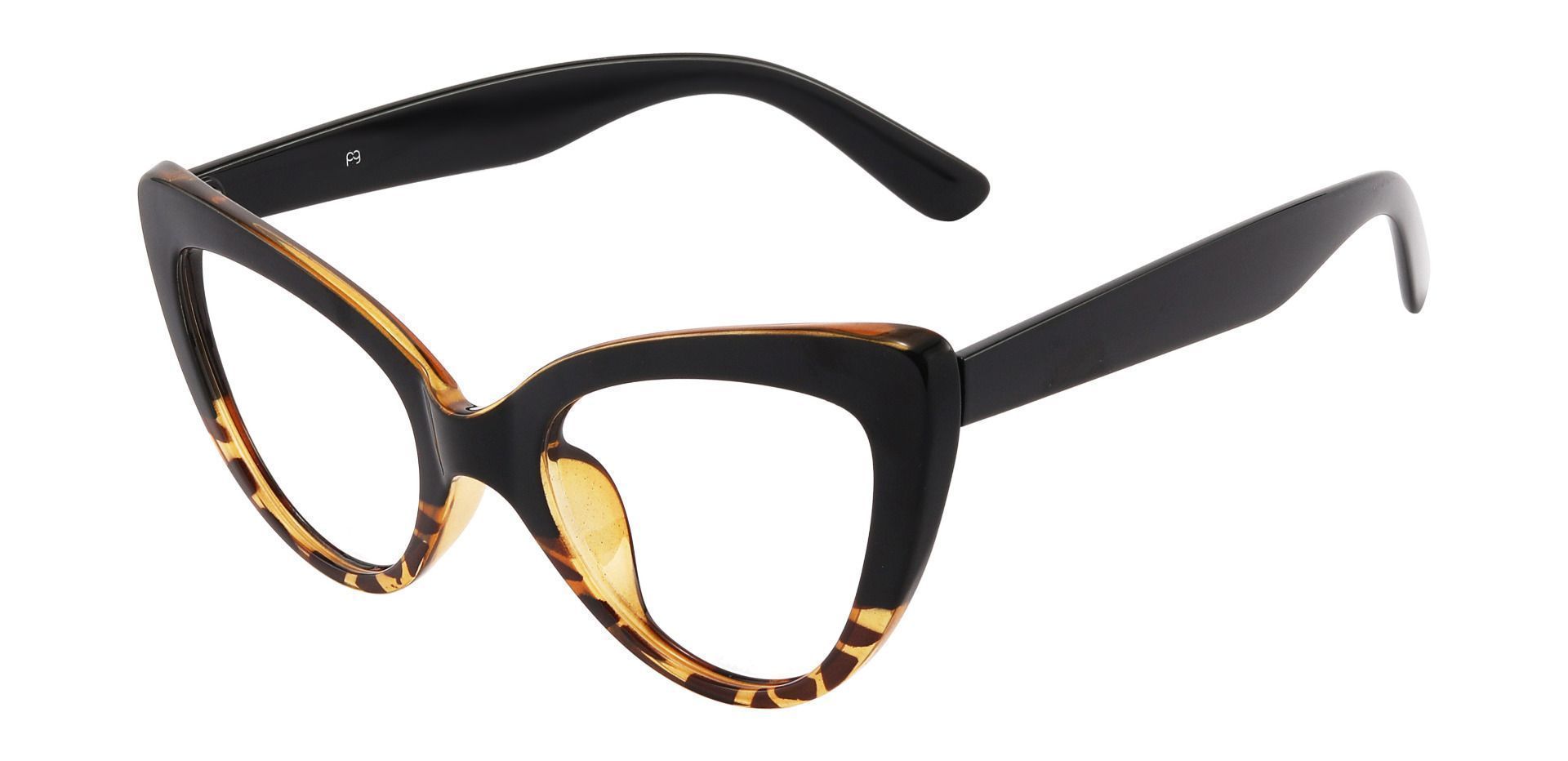 Melinda Cat Eye Prescription Glasses - Black