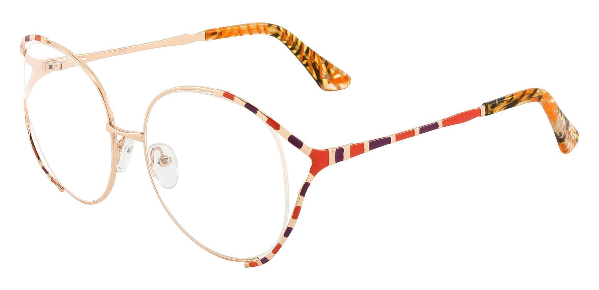 Dorothy Oval Prescription Glasses - Brown