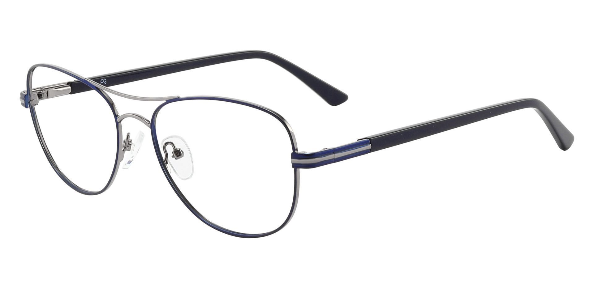 Reeves Aviator Lined Bifocal Glasses - Blue