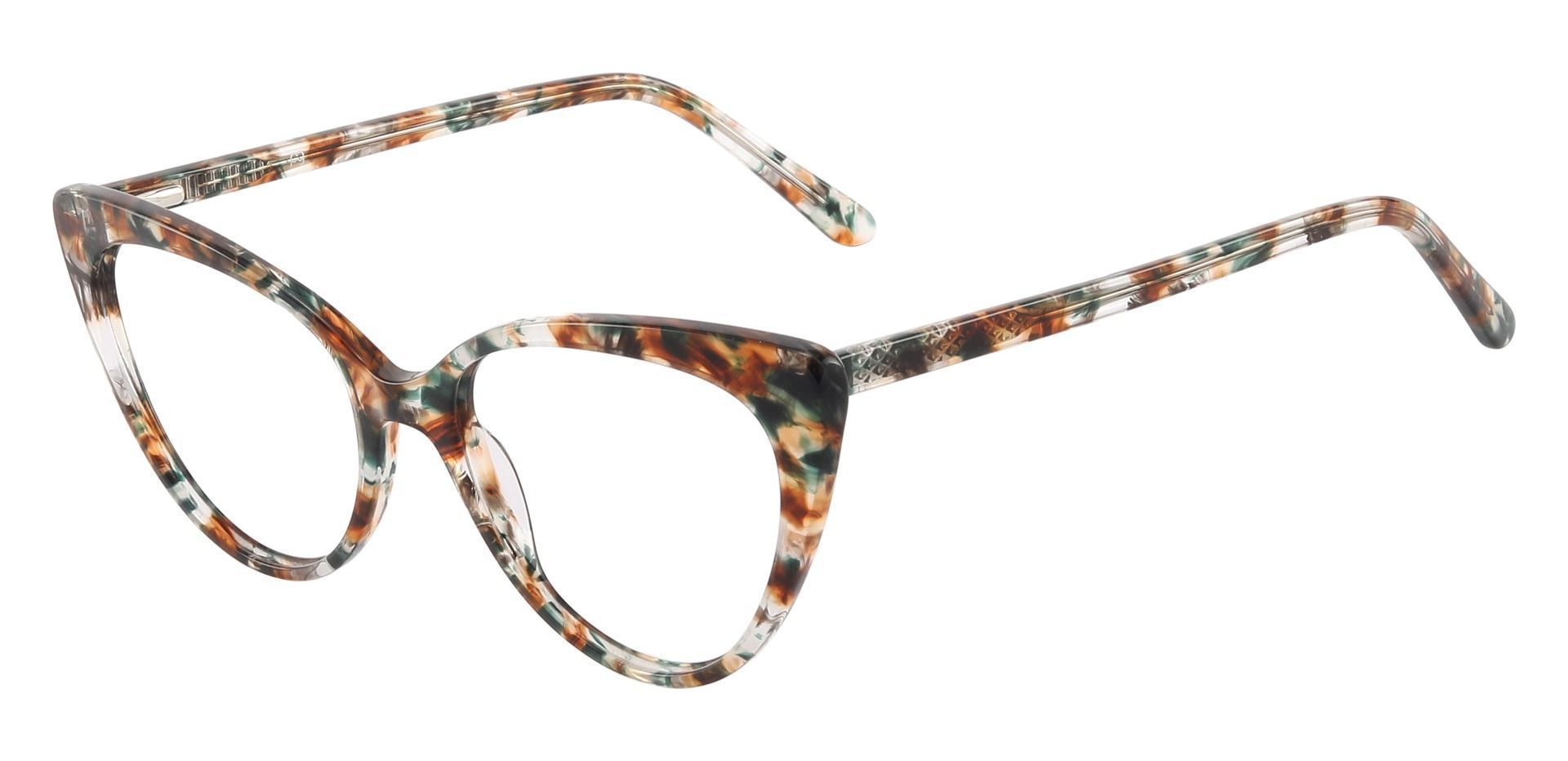 Bristol Cat Eye Progressive Glasses - Brown