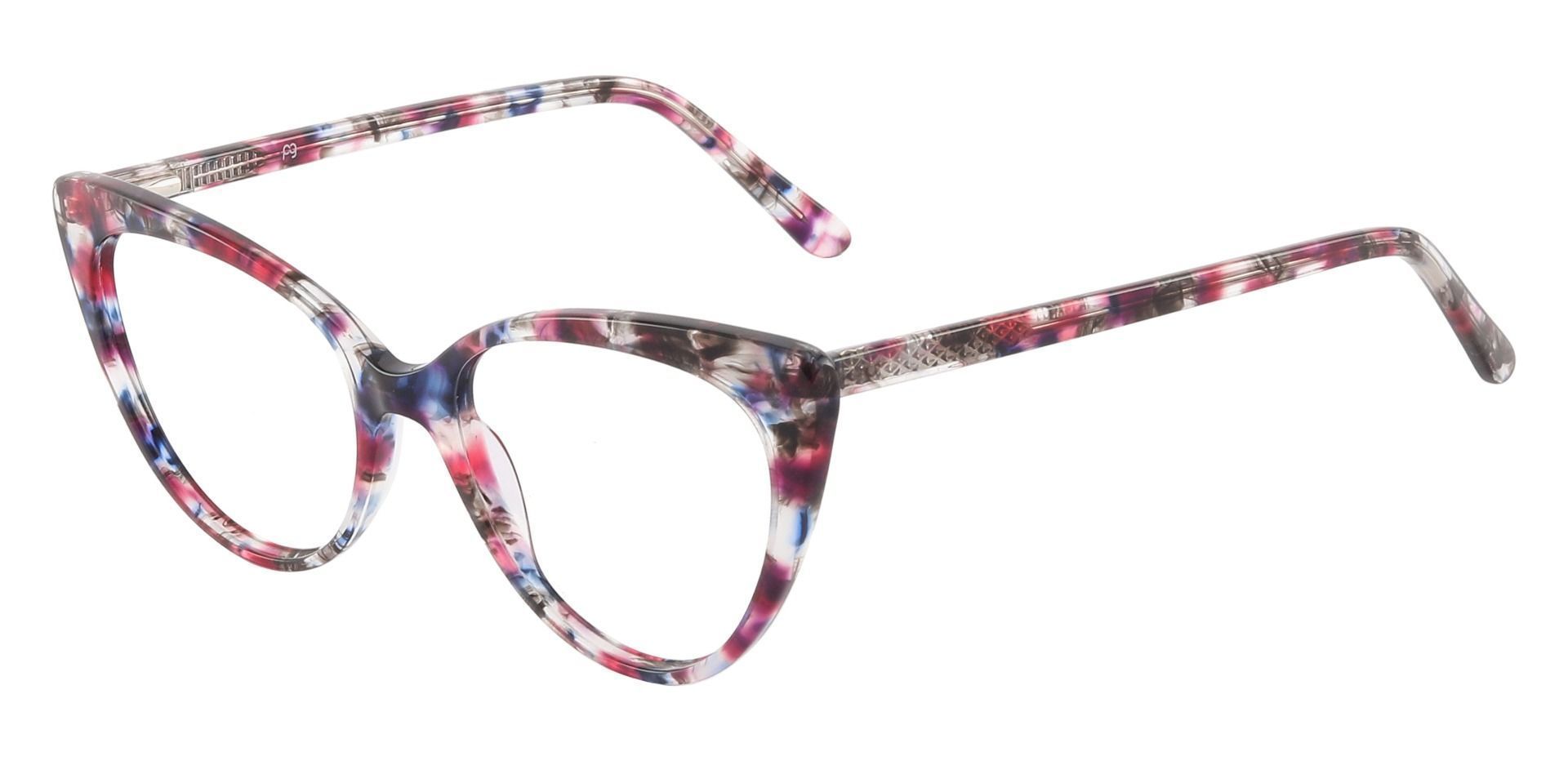 Bristol Cat Eye Eyeglasses Frame - Red