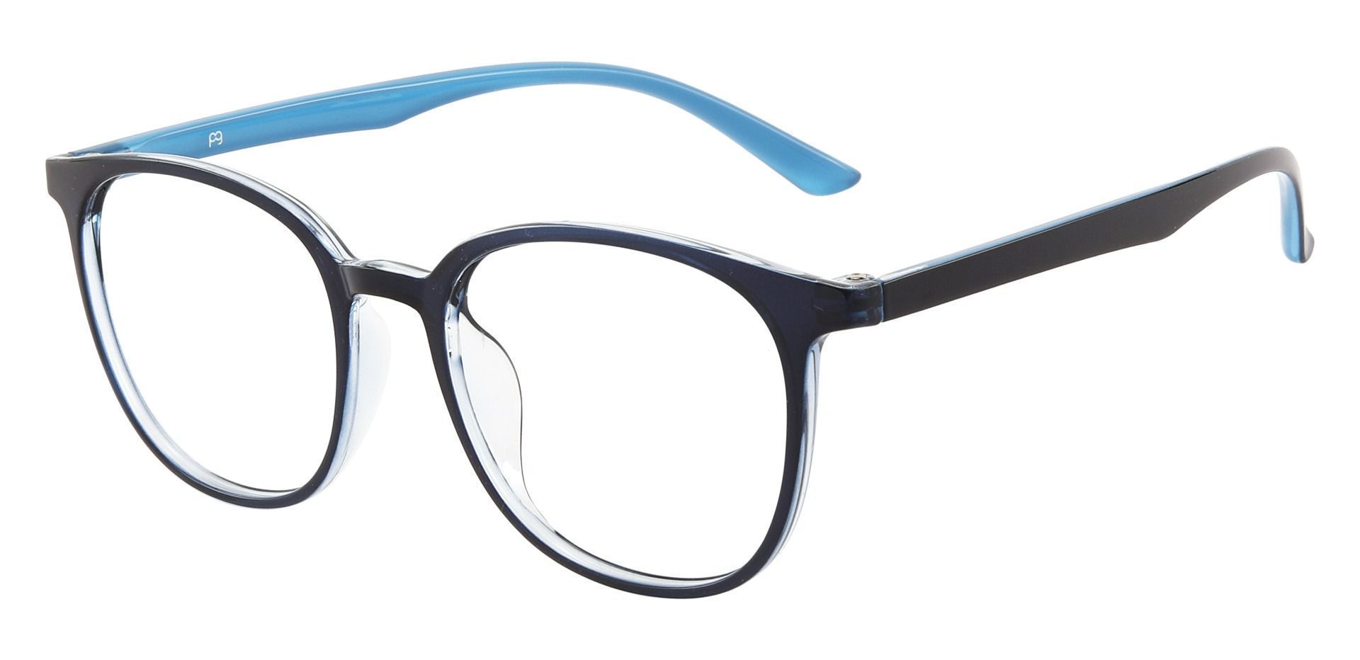 Kelso Square Lined Bifocal Glasses - Blue