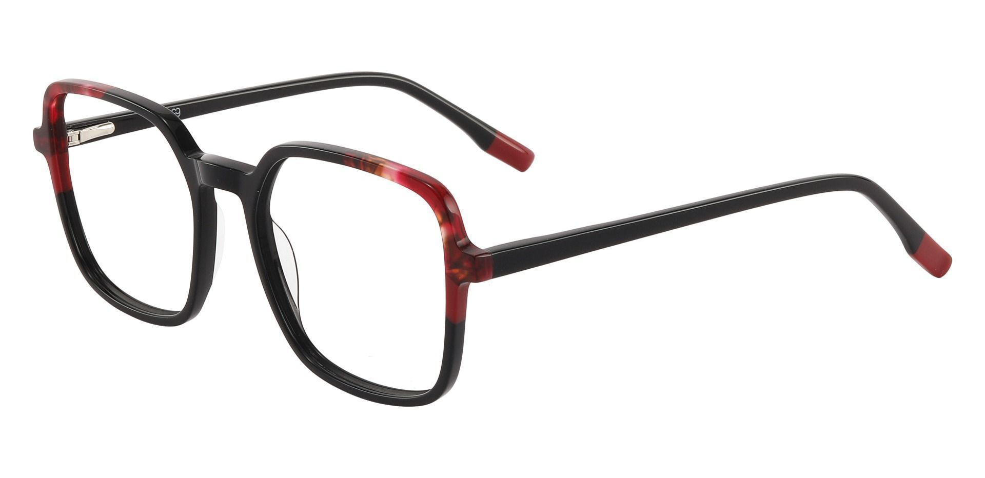 Medford Square Lined Bifocal Glasses - Black