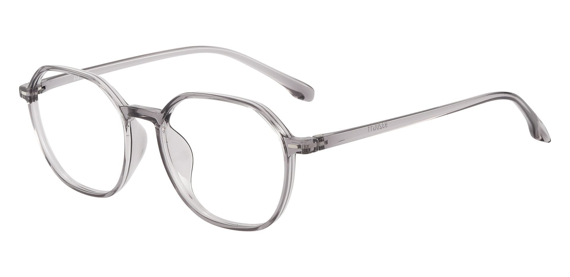 Detroit Geometric Lined Bifocal Glasses - Gray