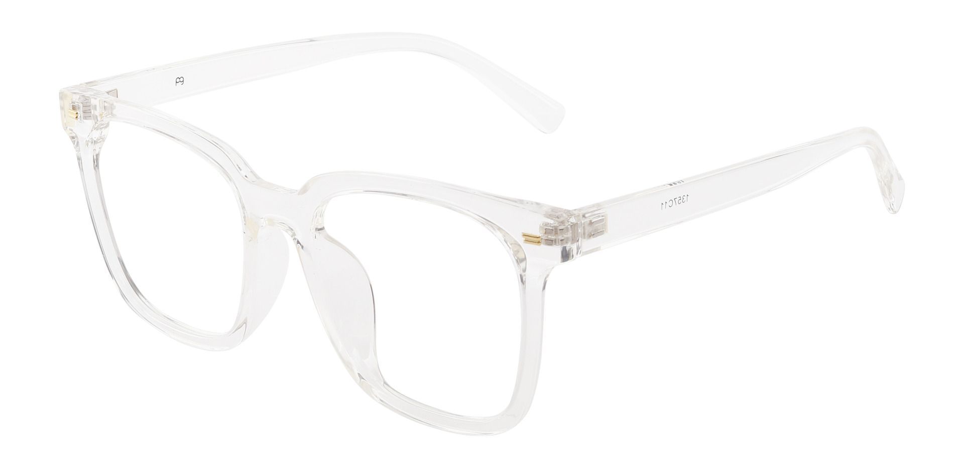 Charlie Oversized Lined Bifocal Glasses - Clear