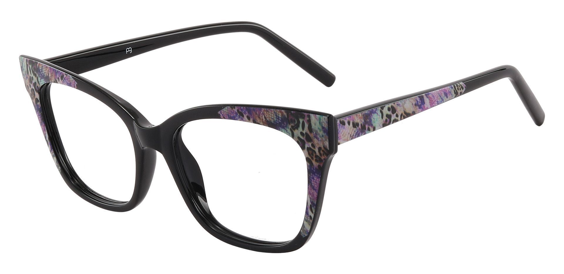 Hera Cat Eye Prescription Glasses - Black
