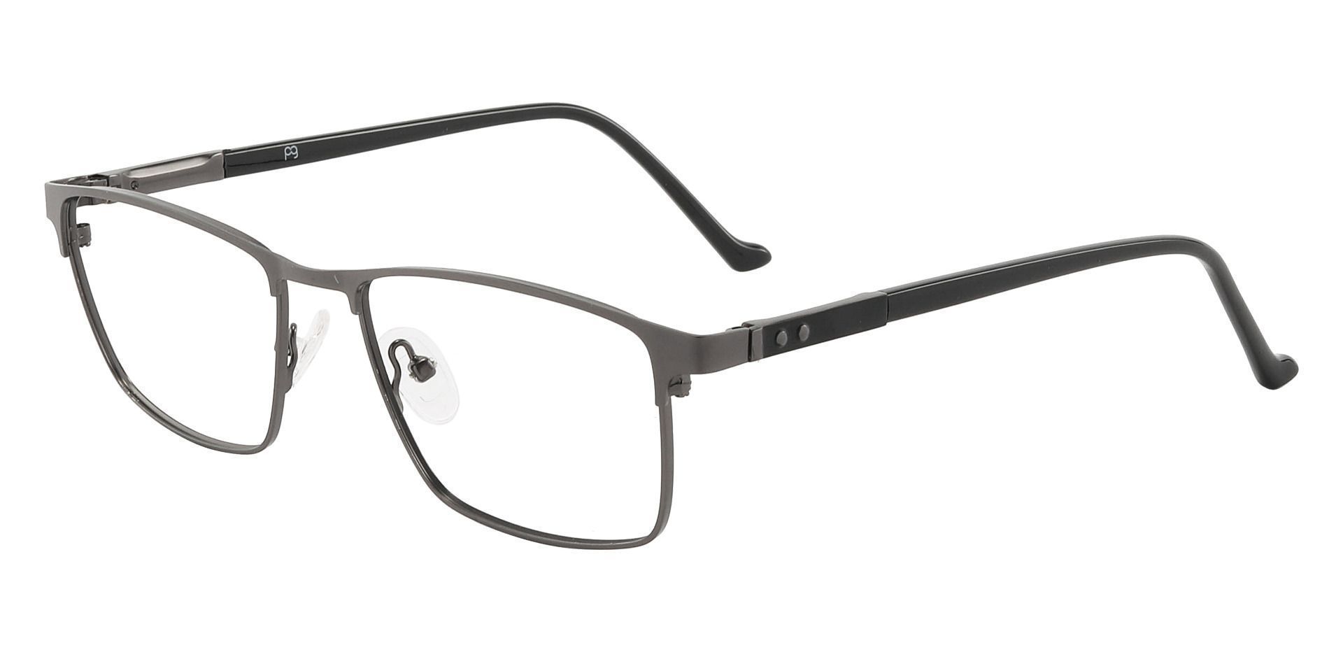 Flynn Browline Progressive Glasses - Gray