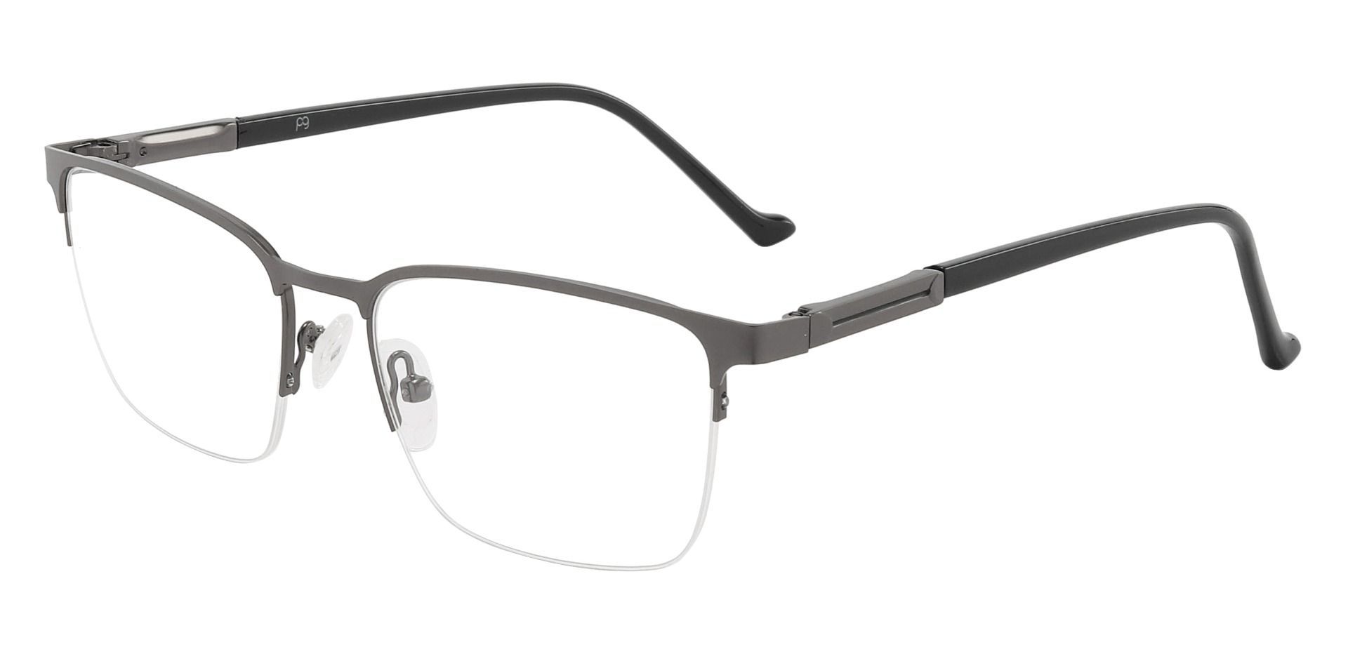 Ludlow Rectangle Prescription Glasses - Gray