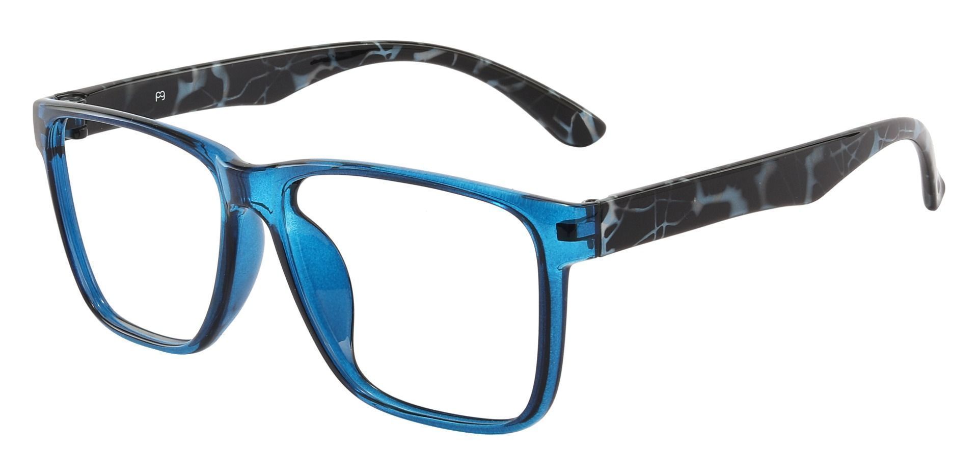 Barnum Square Prescription Glasses - Blue