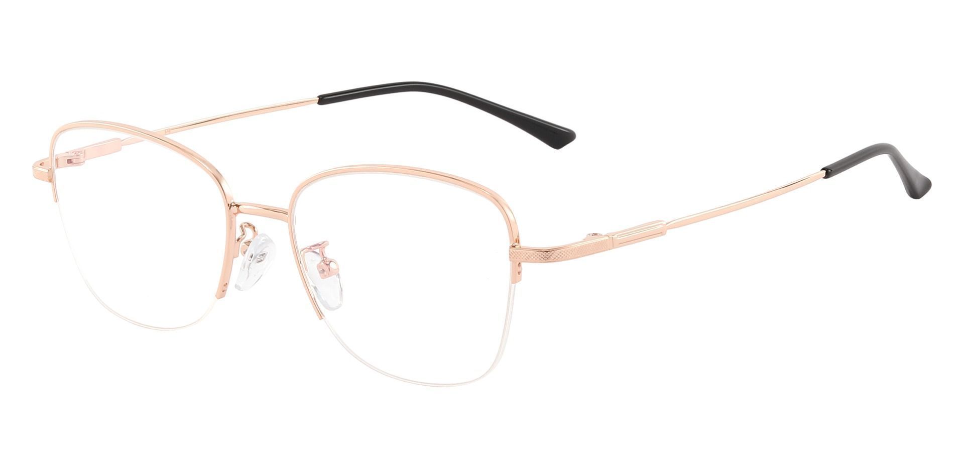 Agnes Cat Eye Prescription Glasses - Gold