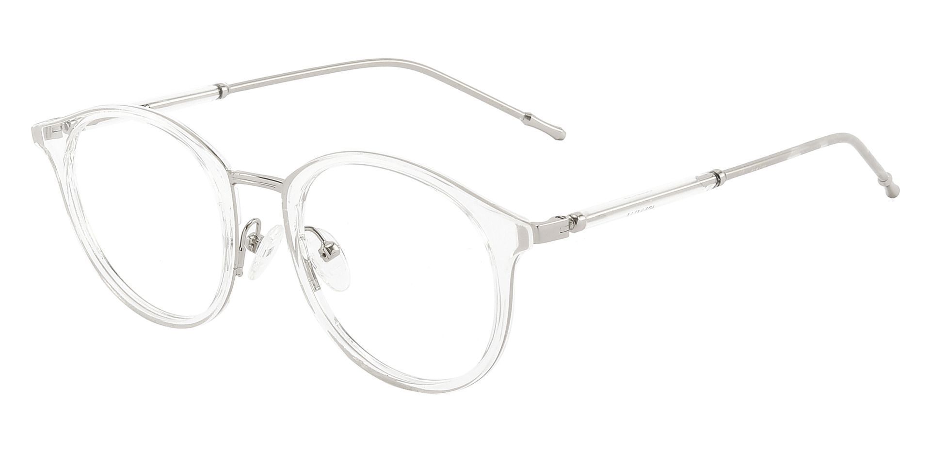 Ellsinore Oval Prescription Glasses - Clear