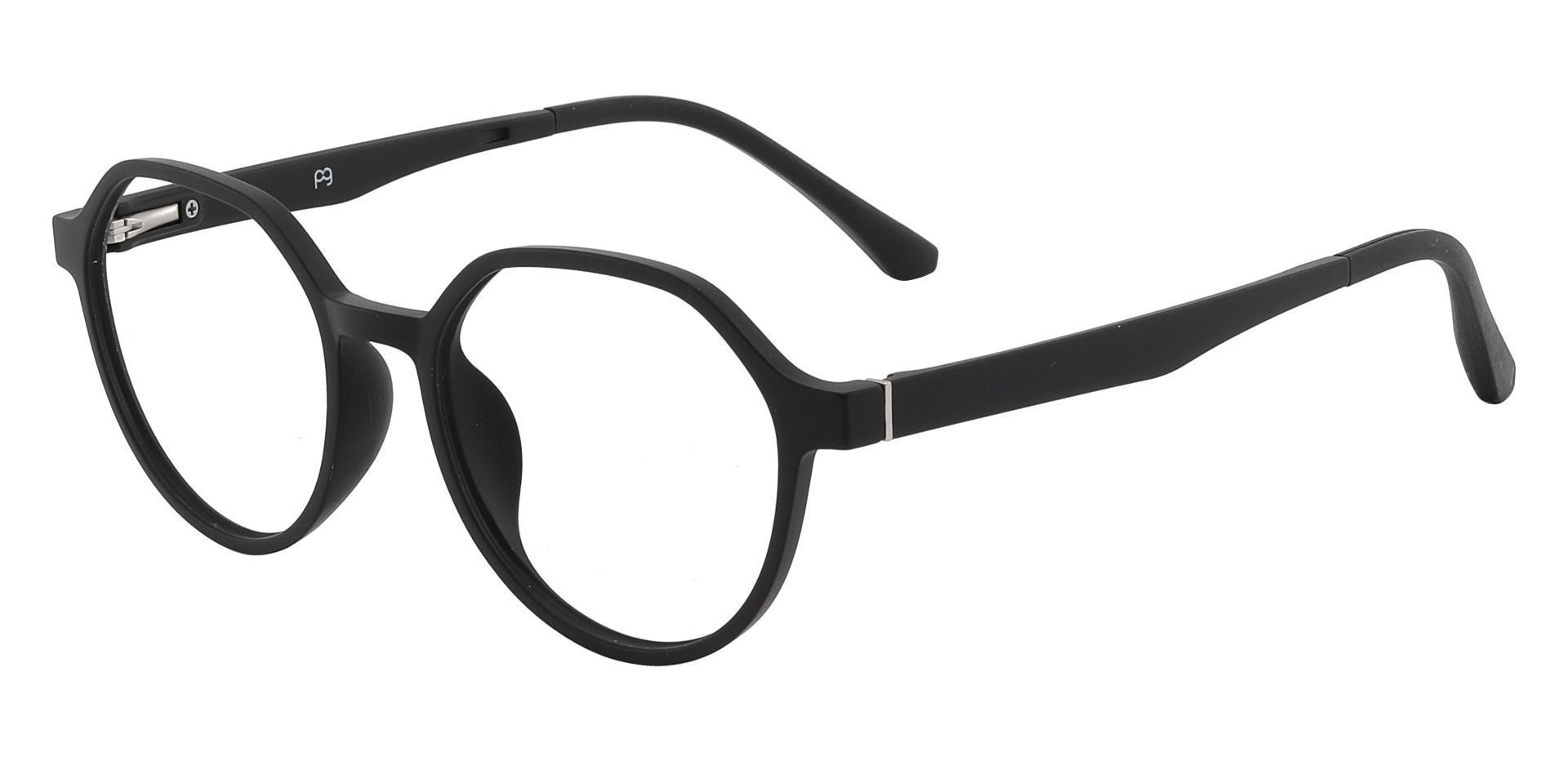 Rosebud Geometric Prescription Glasses - Black
