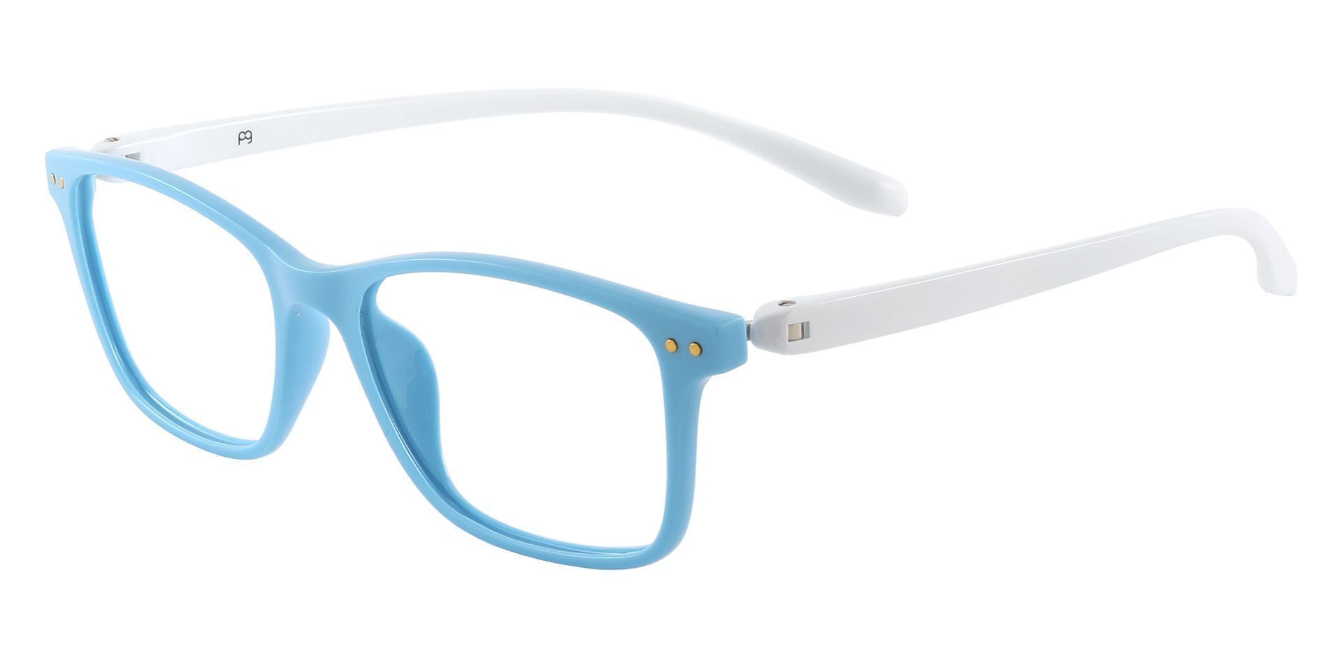 Norris Rectangle Prescription Glasses - Blue