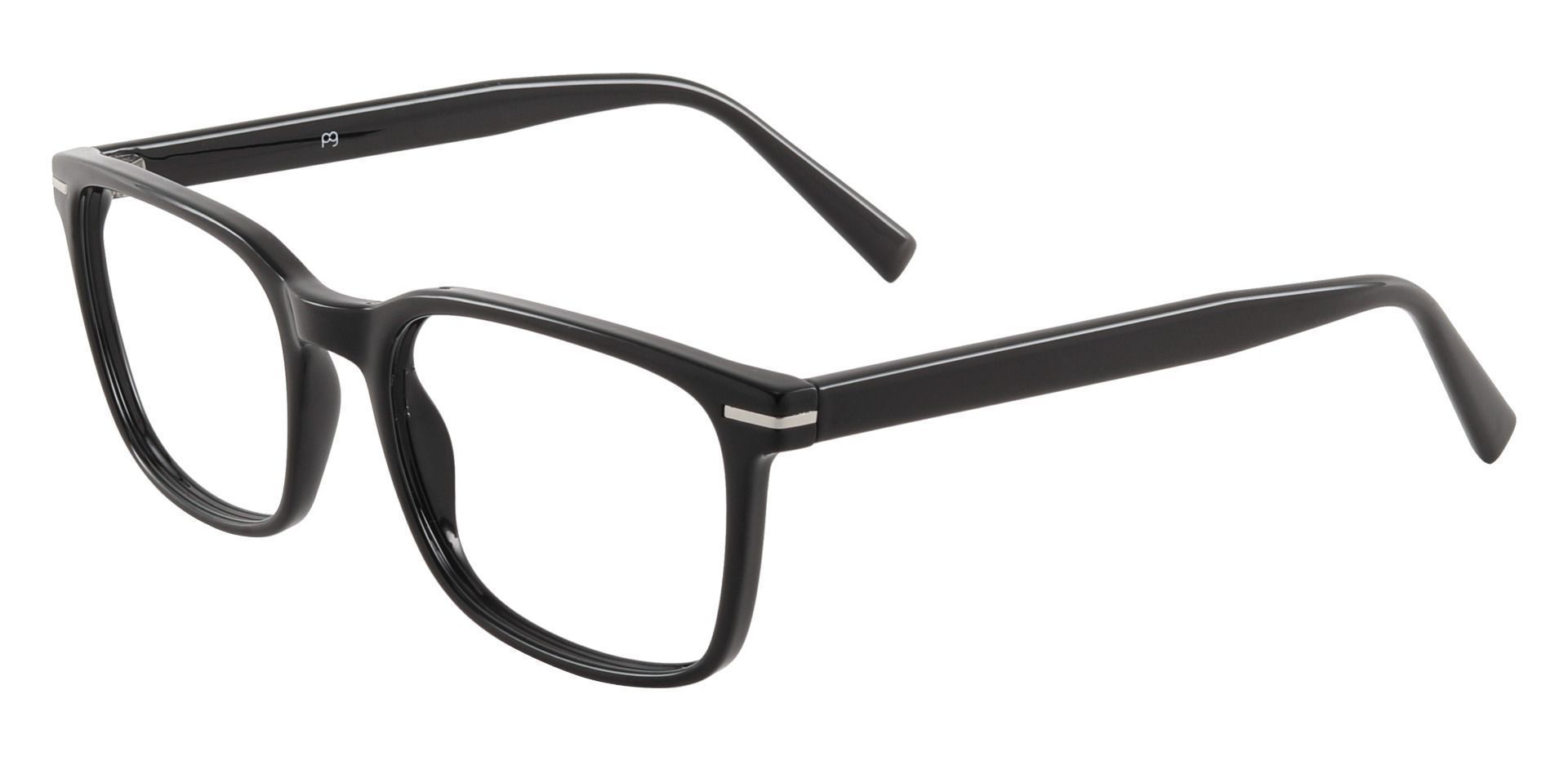 Rutherford Rectangle Prescription Glasses - Black