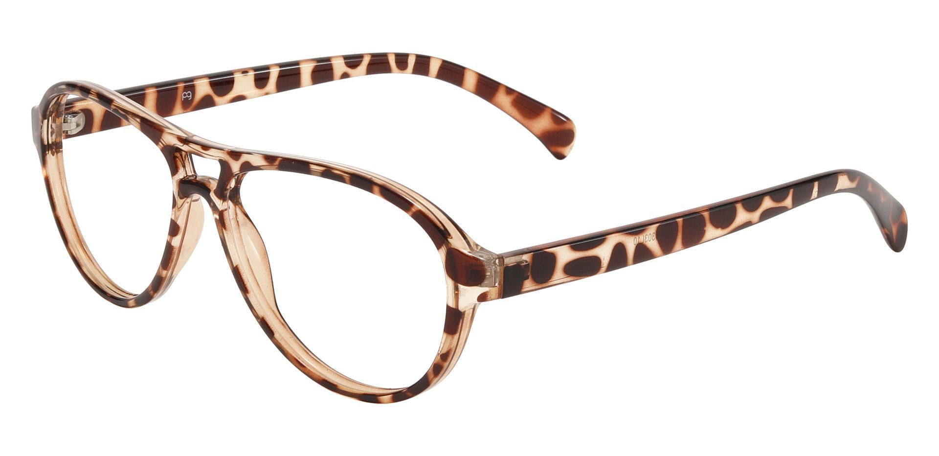 Sosa Aviator Prescription Glasses - Leopard