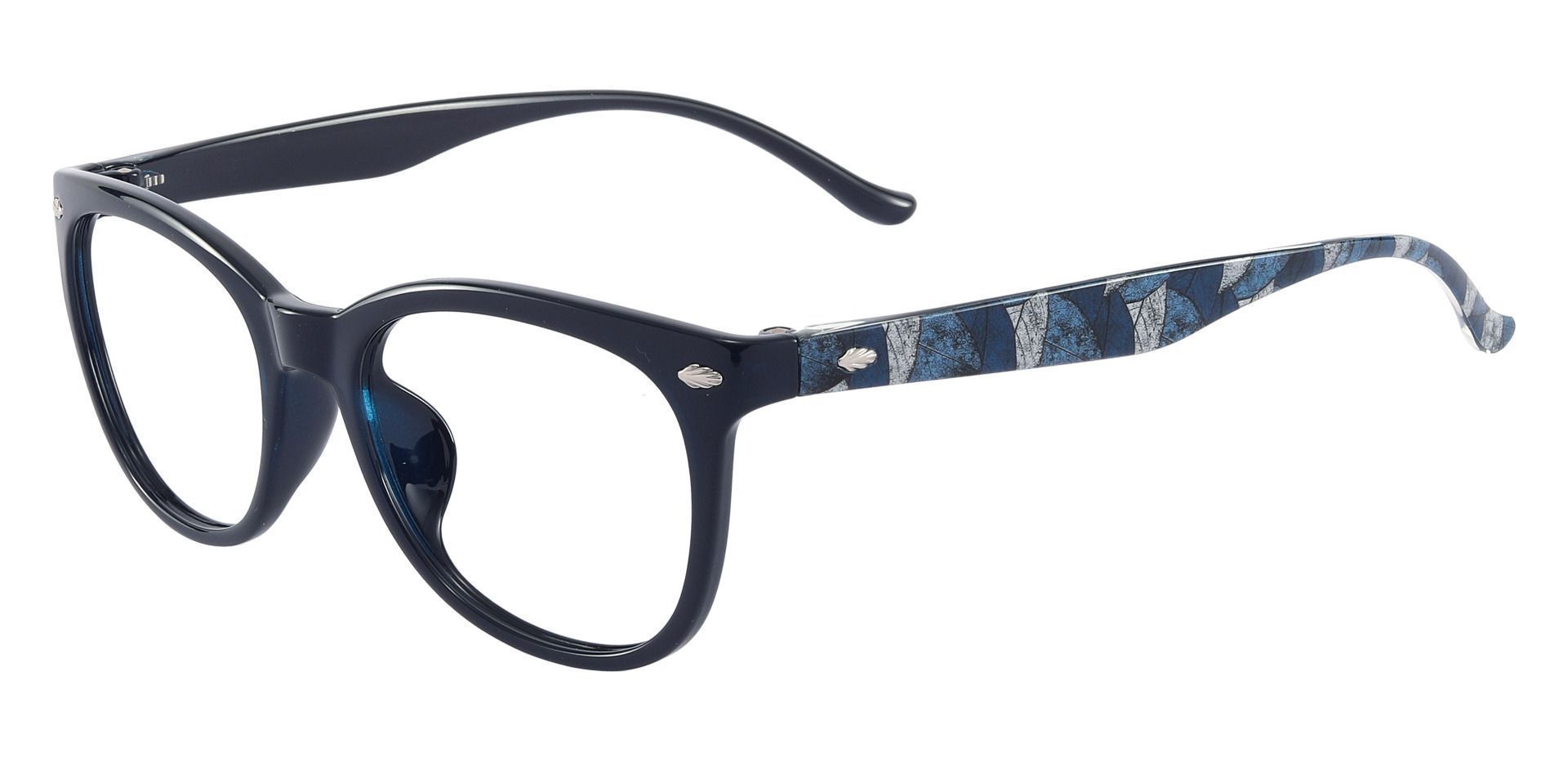 Pavilion Square Lined Bifocal Glasses - Blue
