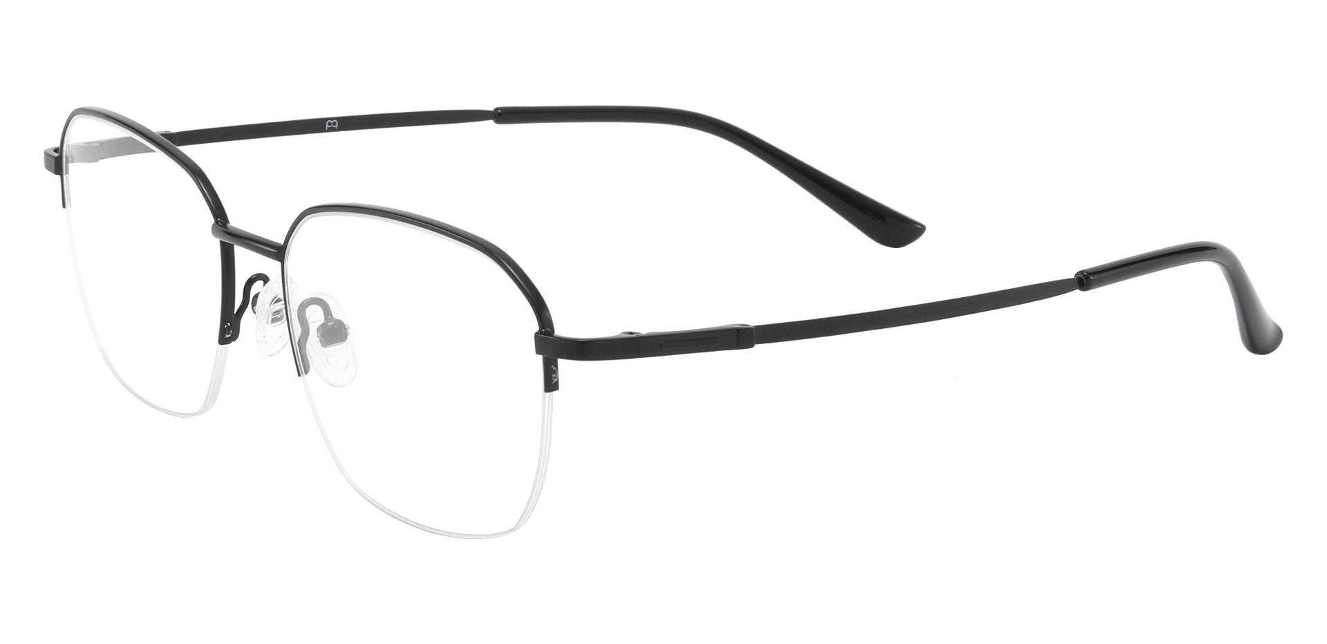 Wilton Geometric Eyeglasses Frame - Black