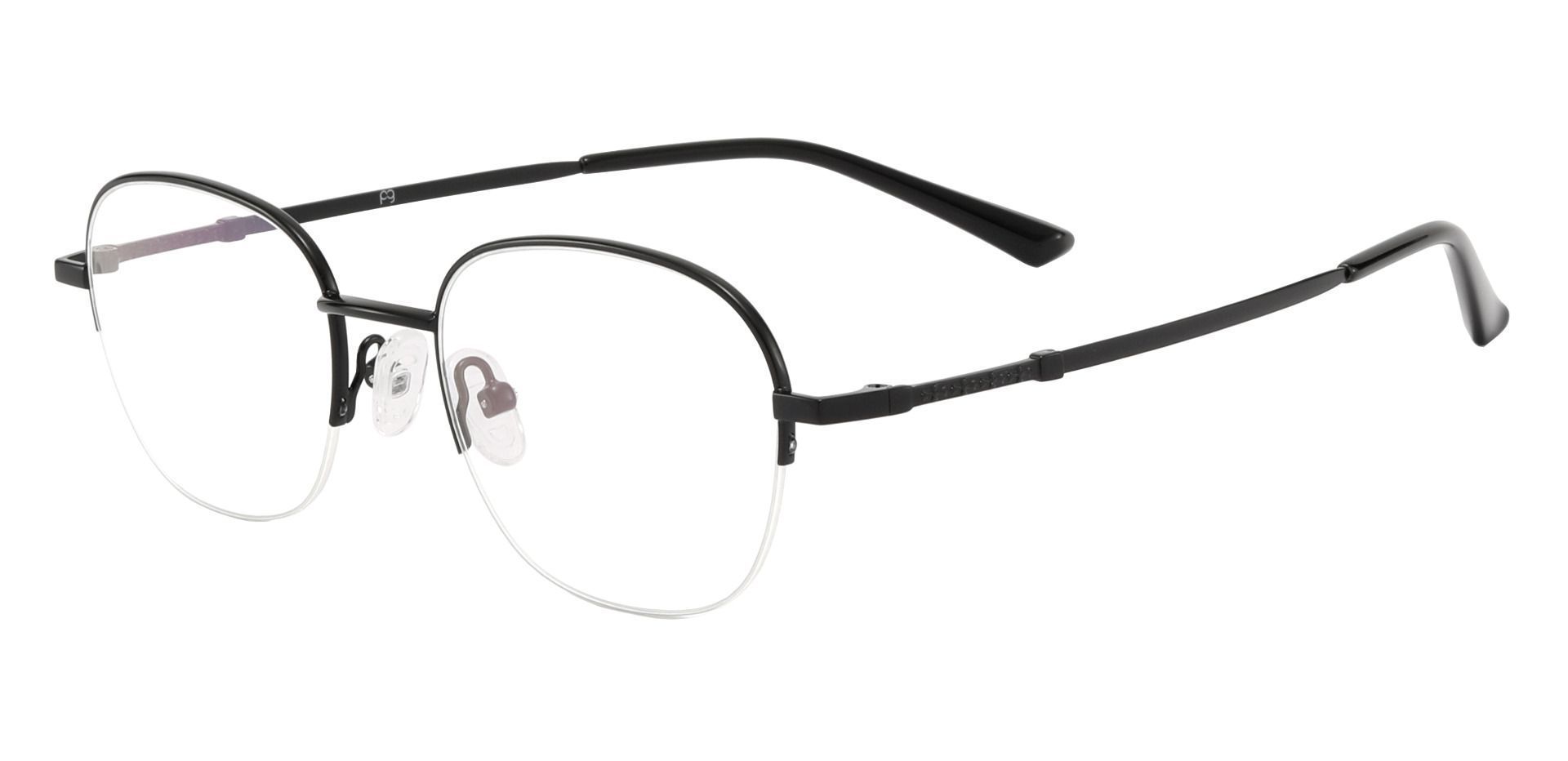 Rochester Oval Eyeglasses Frame - Black