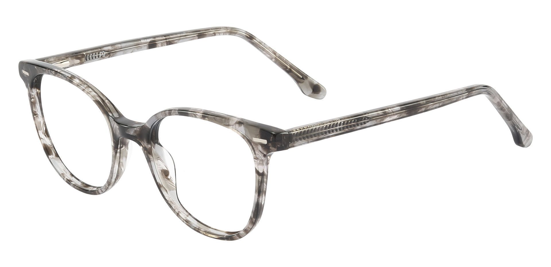 Chili Oval Non-Rx Glasses - Gray