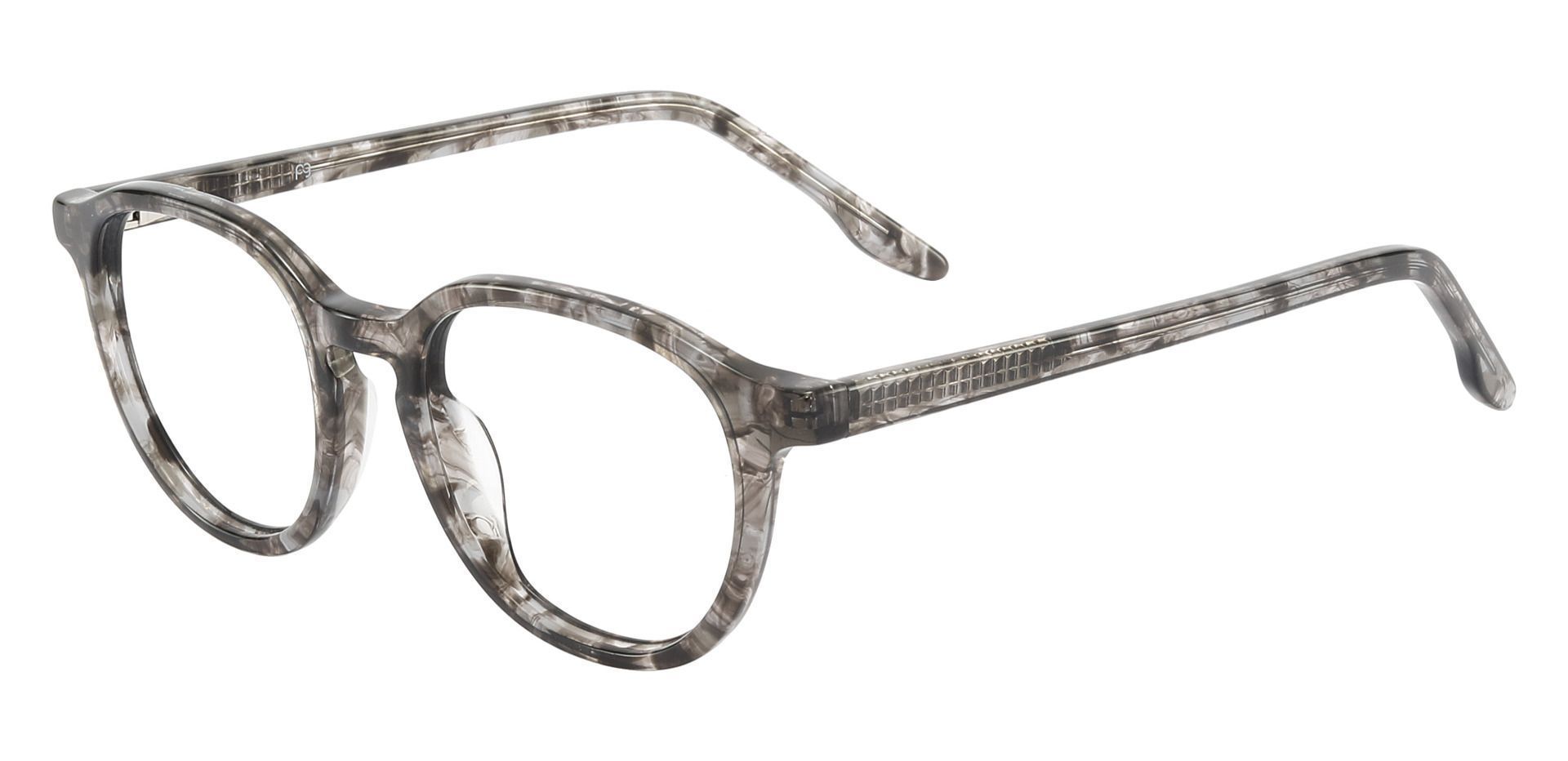 Ashley Oval Prescription Glasses - Gray