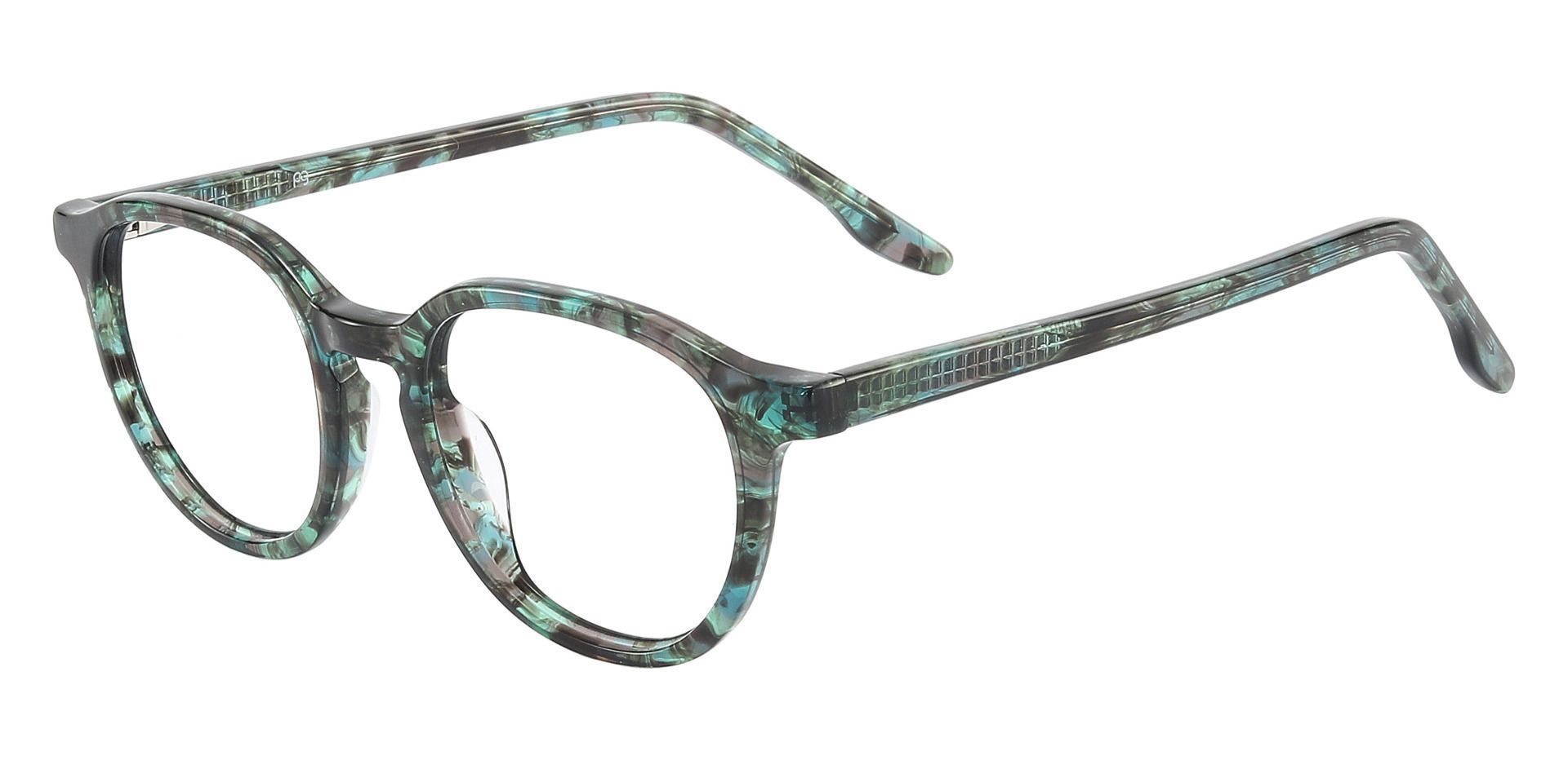 Ashley Oval Prescription Glasses - Green