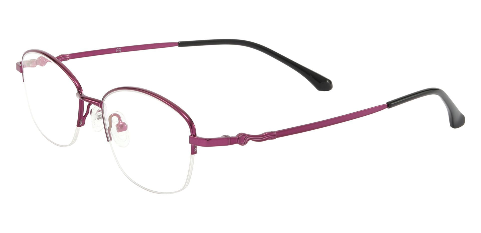 Beulah Oval Reading Glasses - Purple