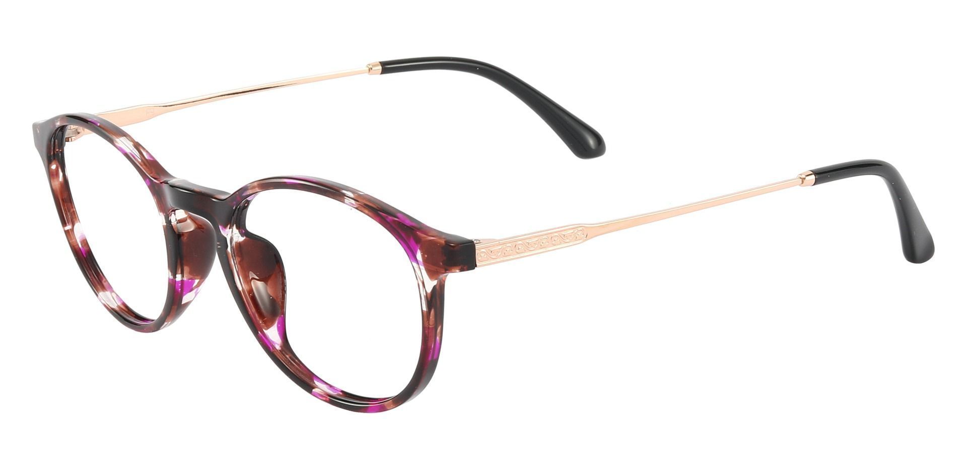 Solen Oval Lined Bifocal Glasses - Purple