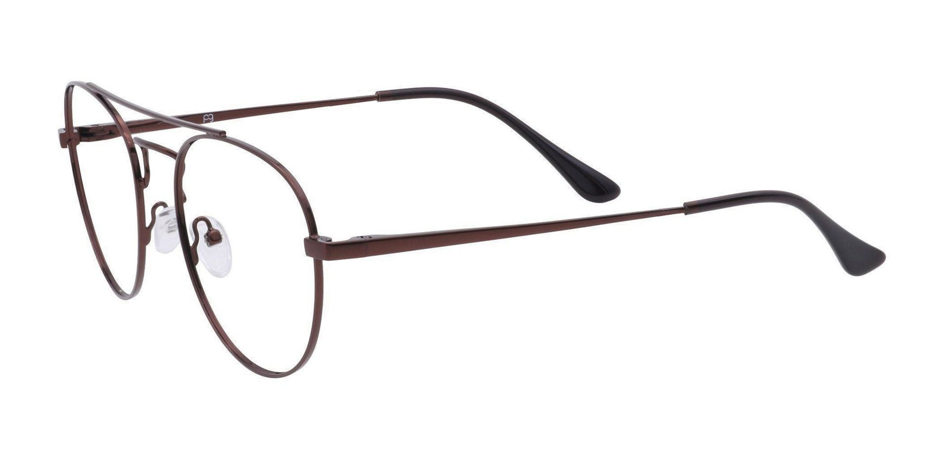 Crawford Aviator Progressive Glasses - Brown