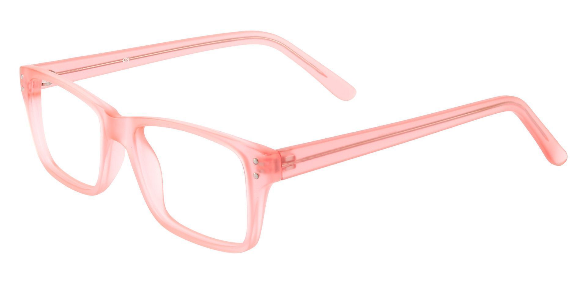 Dobbs Rectangle Non-Rx Glasses - Pink