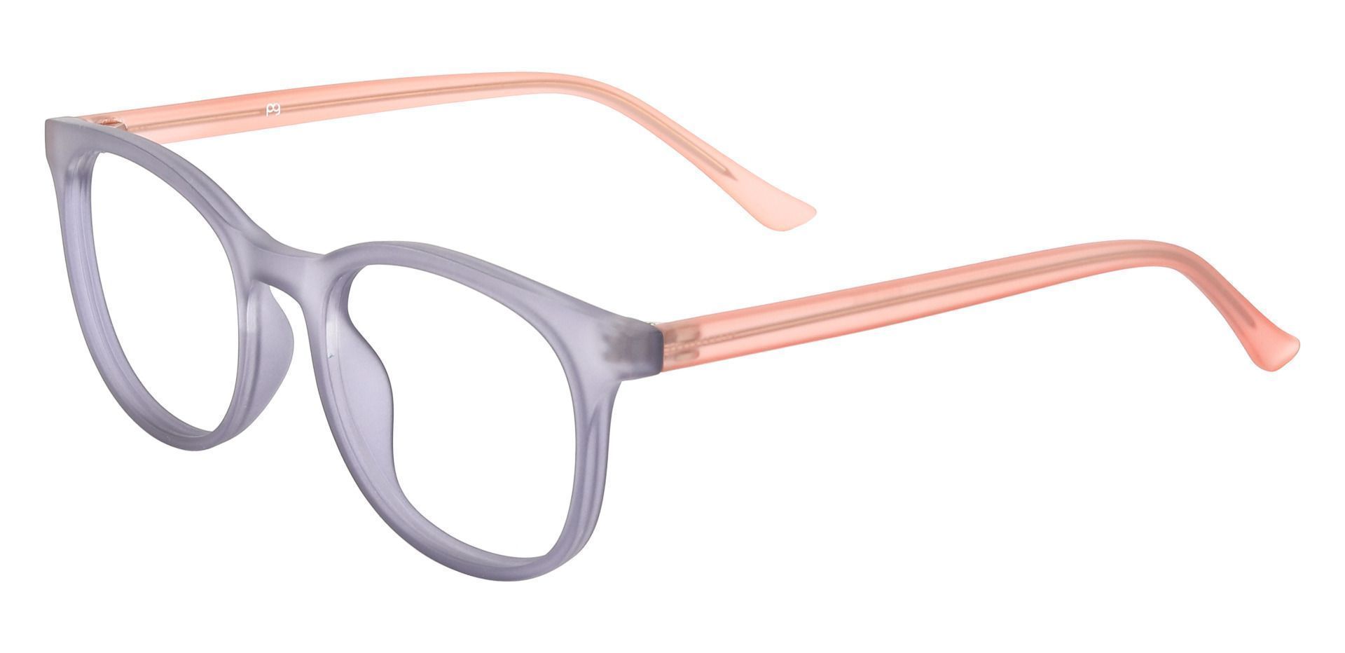Bakersfield Round Lined Bifocal Glasses - Purple
