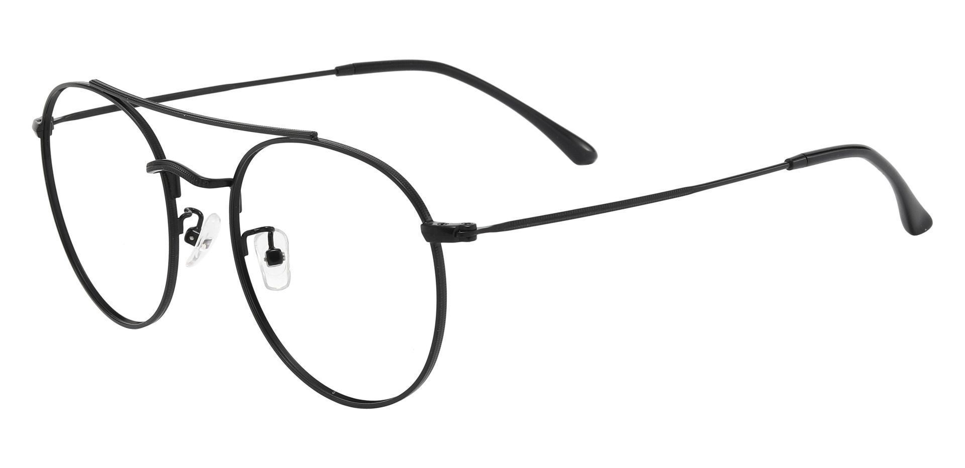 Junction Aviator Lined Bifocal Glasses - Black