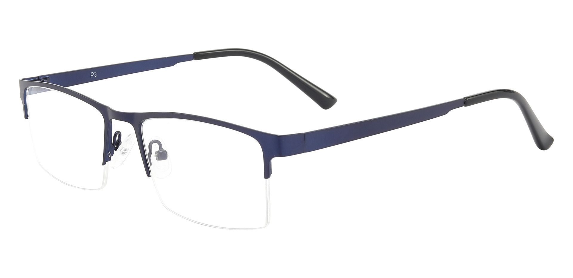 Patrick Rectangle Prescription Glasses - Blue
