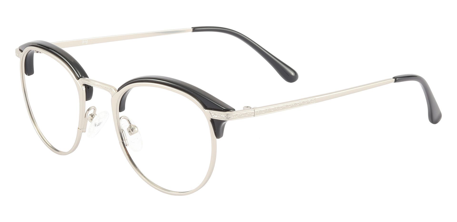Shultz Browline Lined Bifocal Glasses - Silver