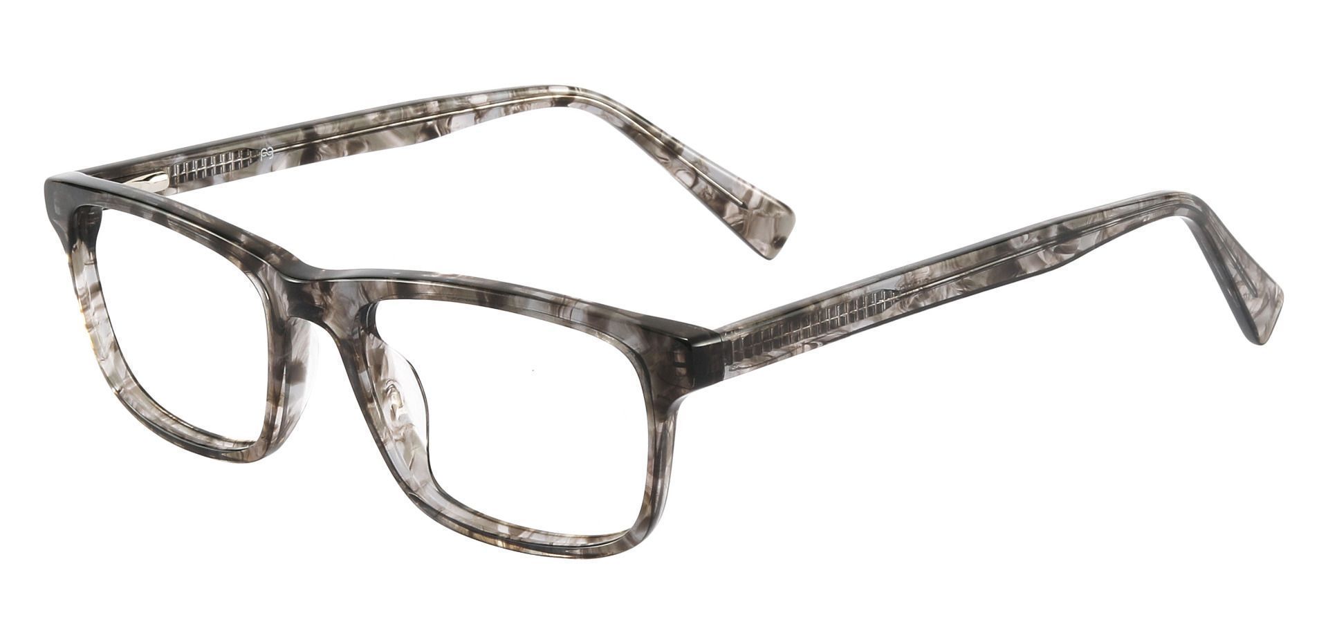 Munich Rectangle Prescription Glasses - Gray